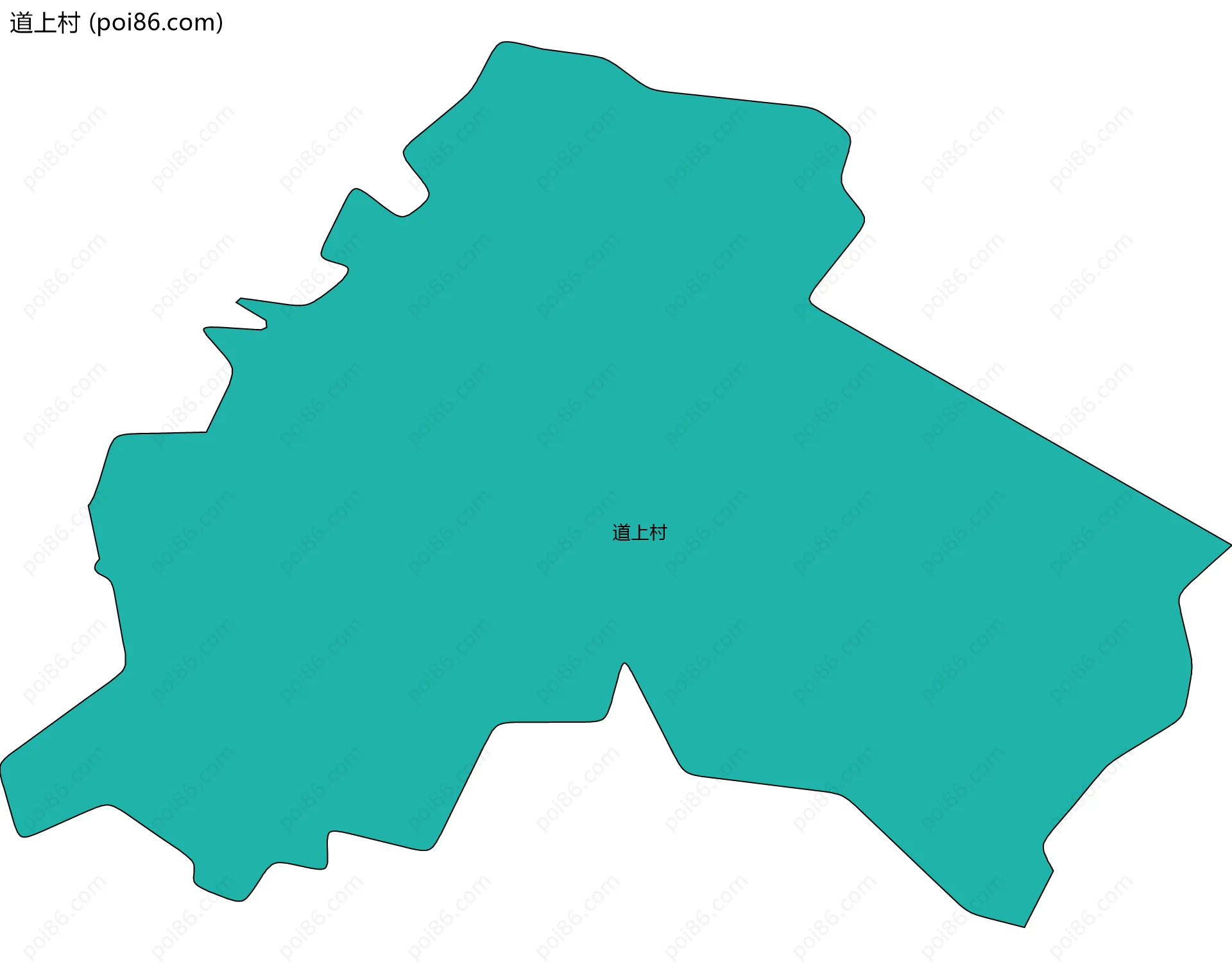 道上村边界地图