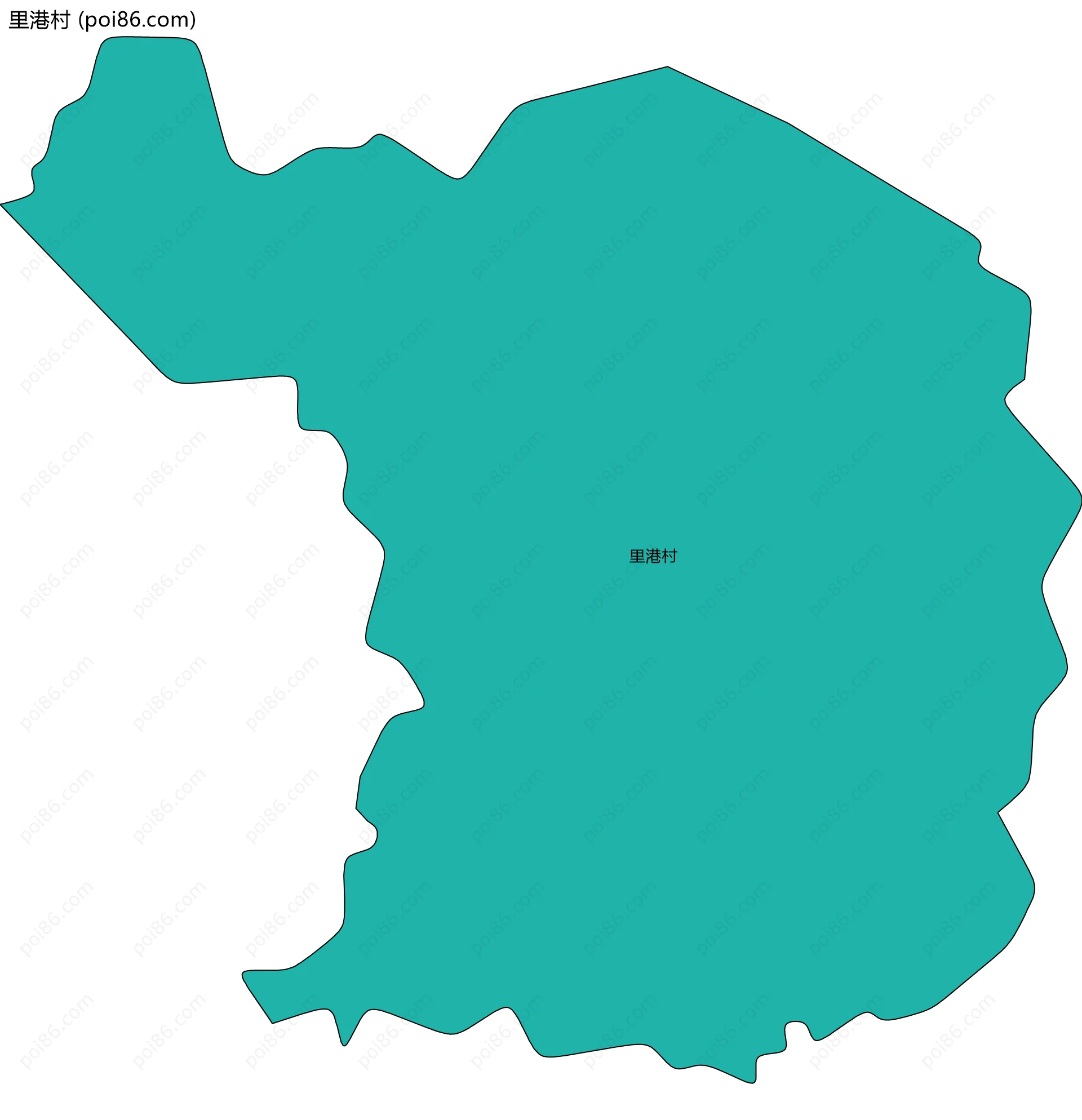 里港村边界地图