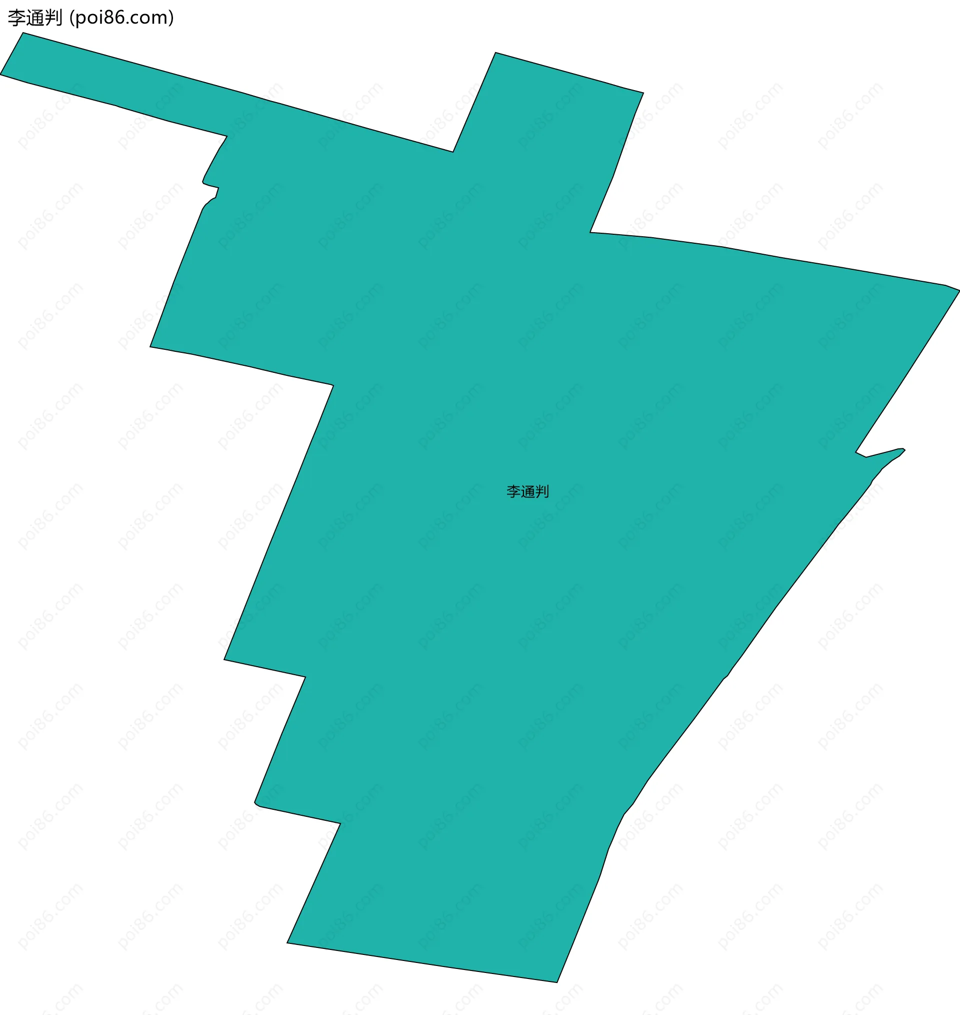 李通判边界地图