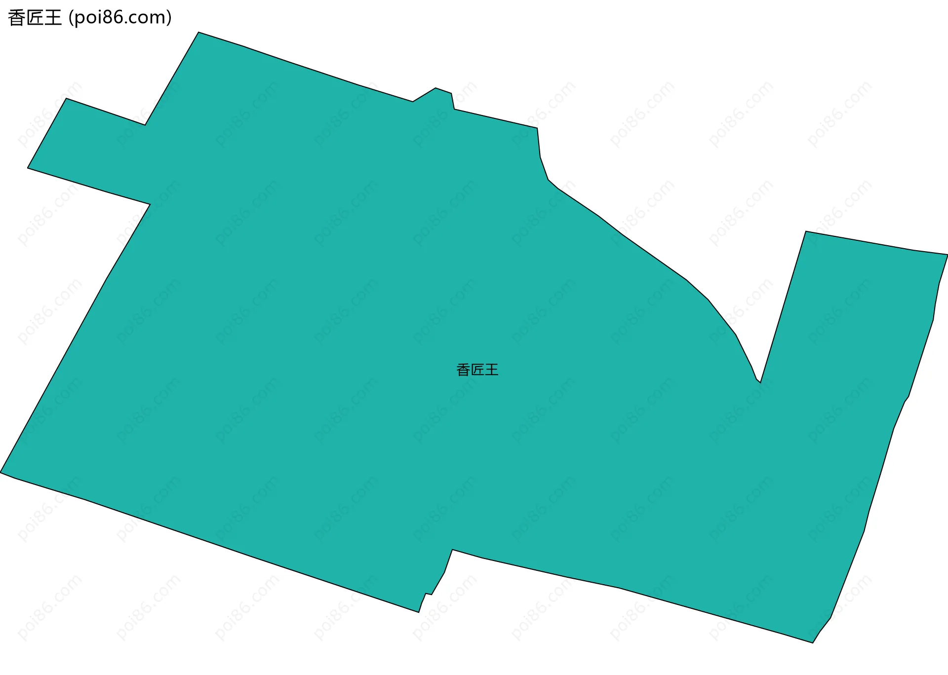 香匠王边界地图