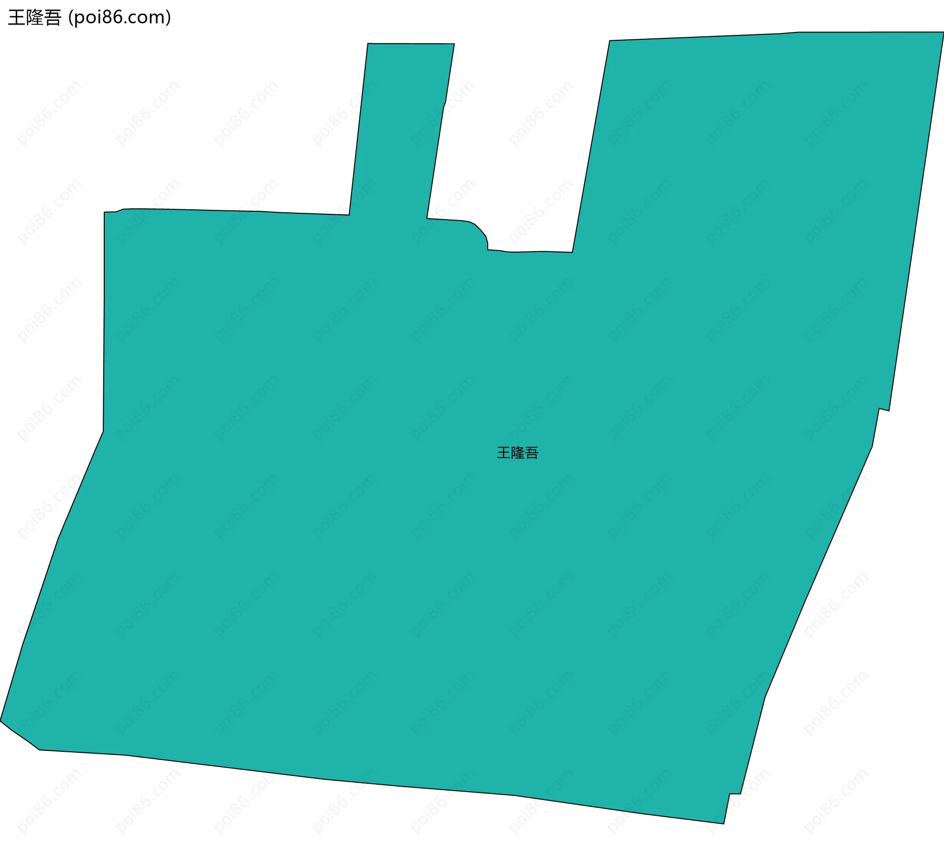 王隆吾边界地图