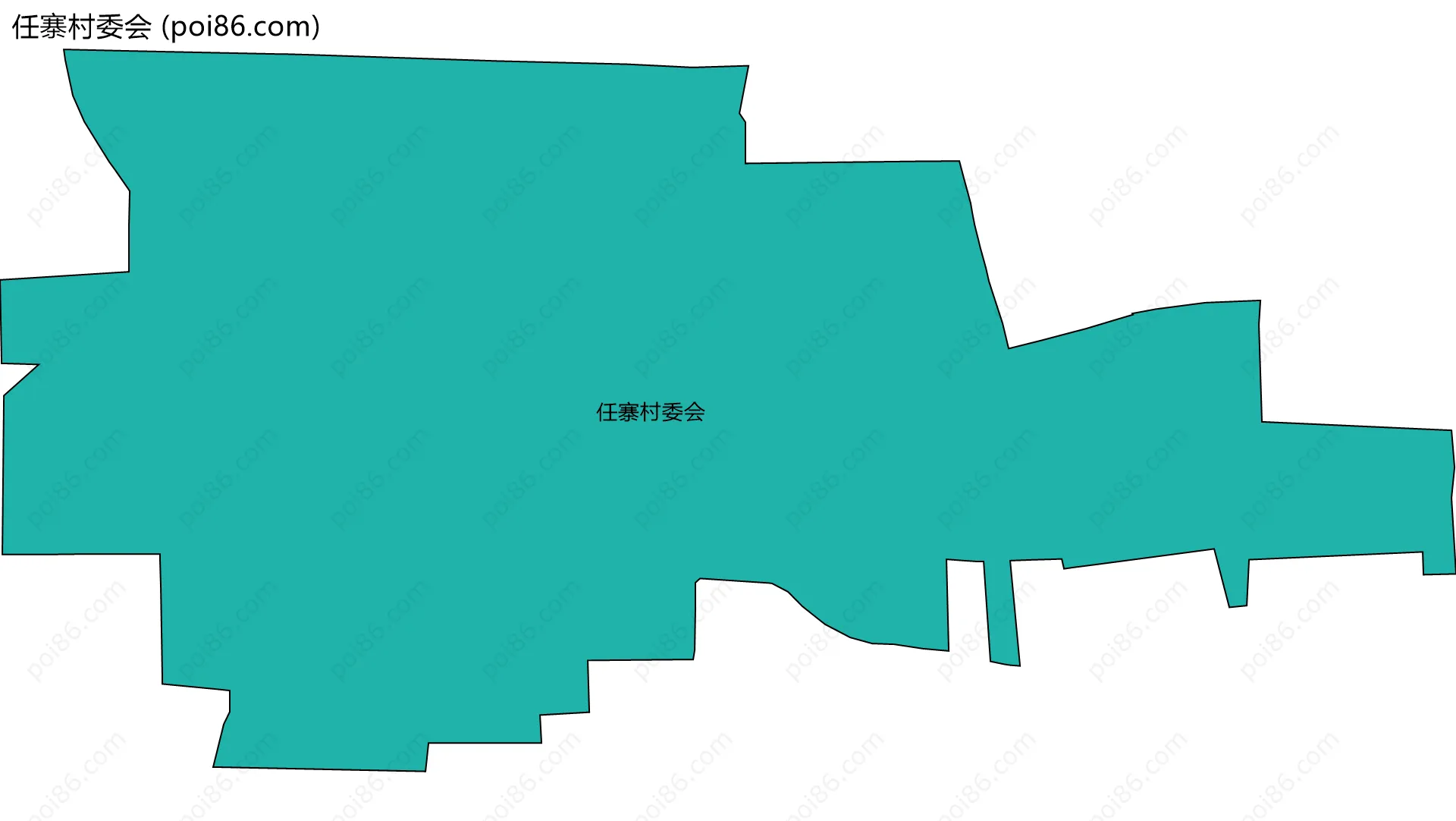 任寨村委会边界地图