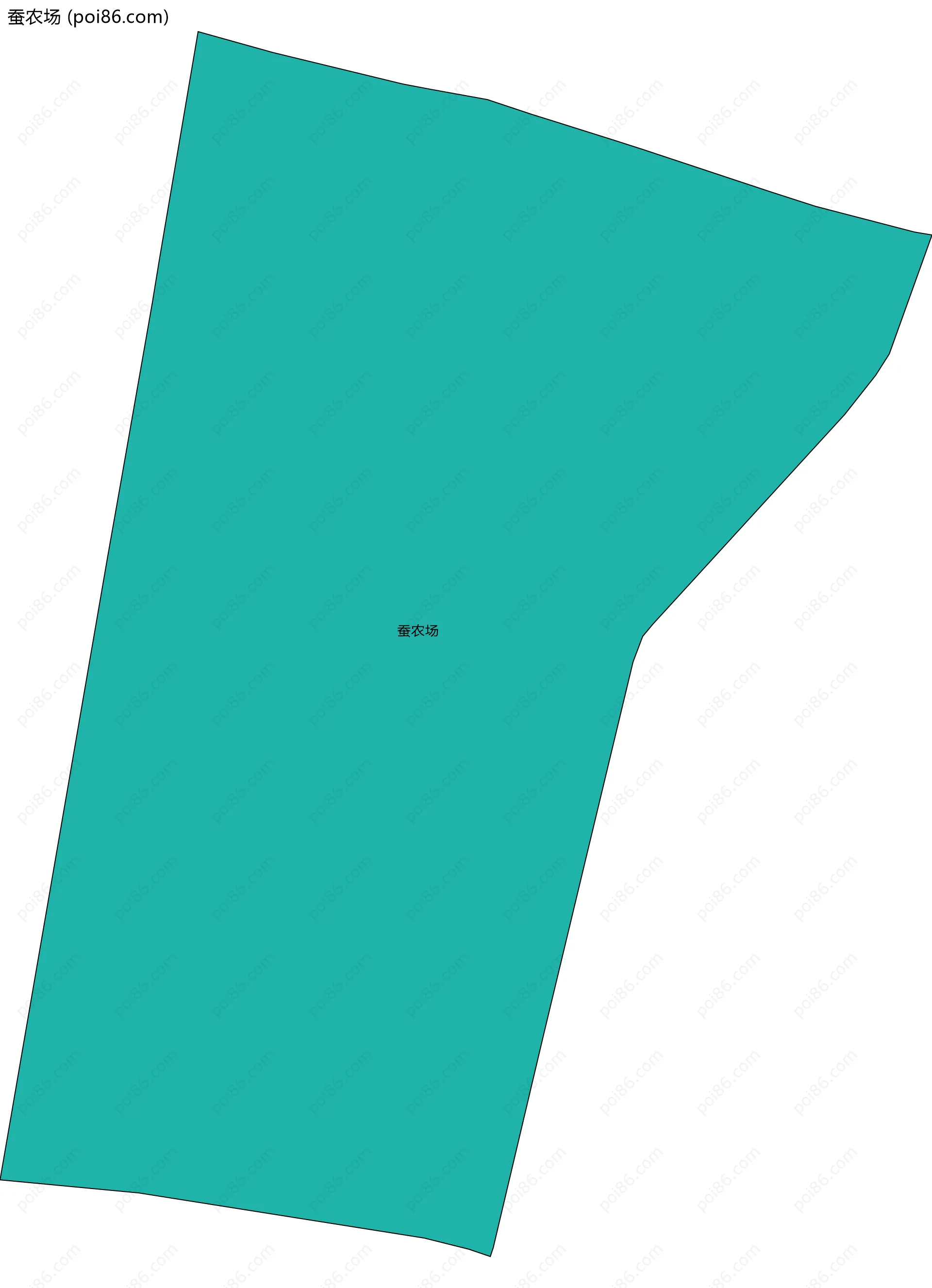 蚕农场边界地图