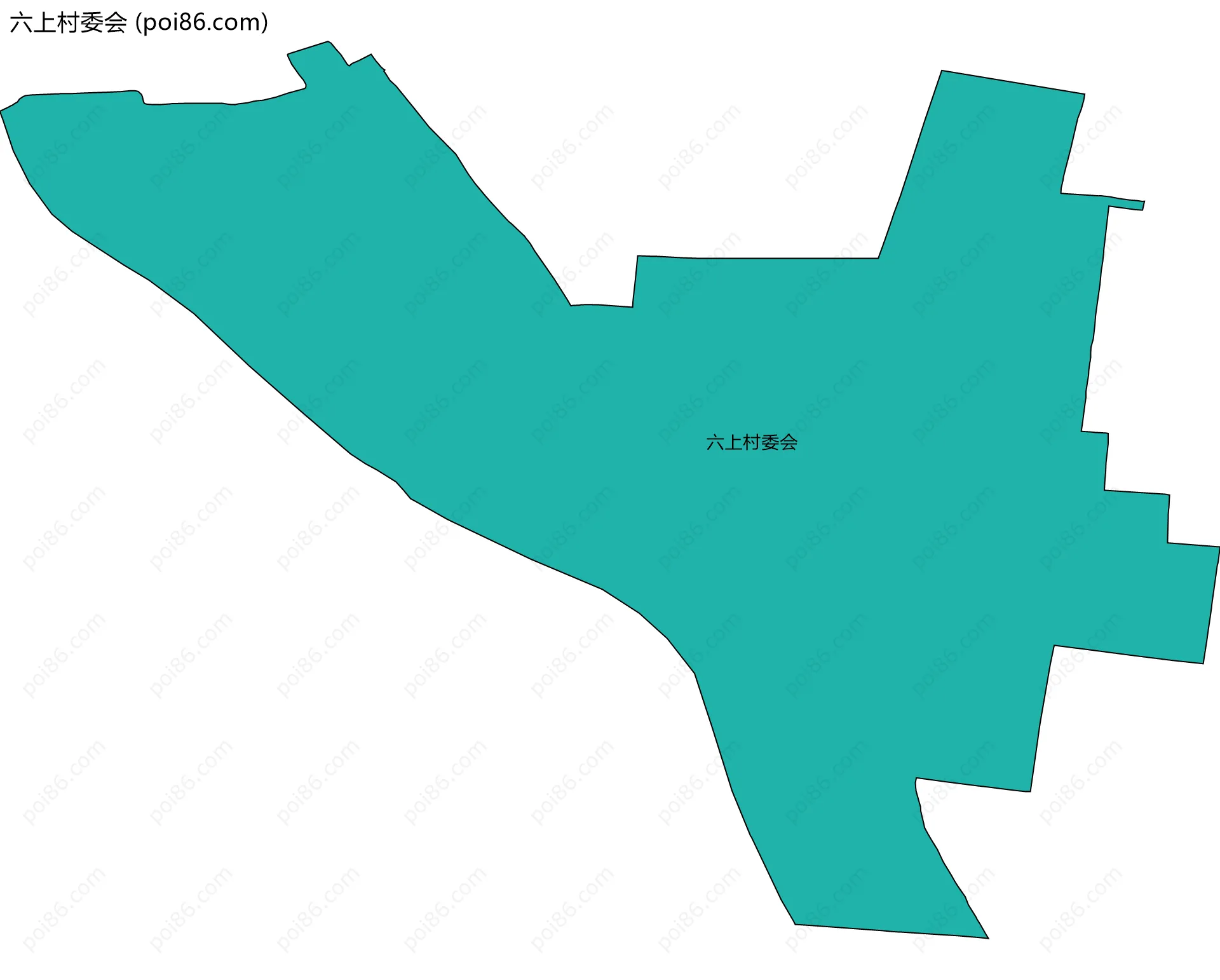 六上村委会边界地图