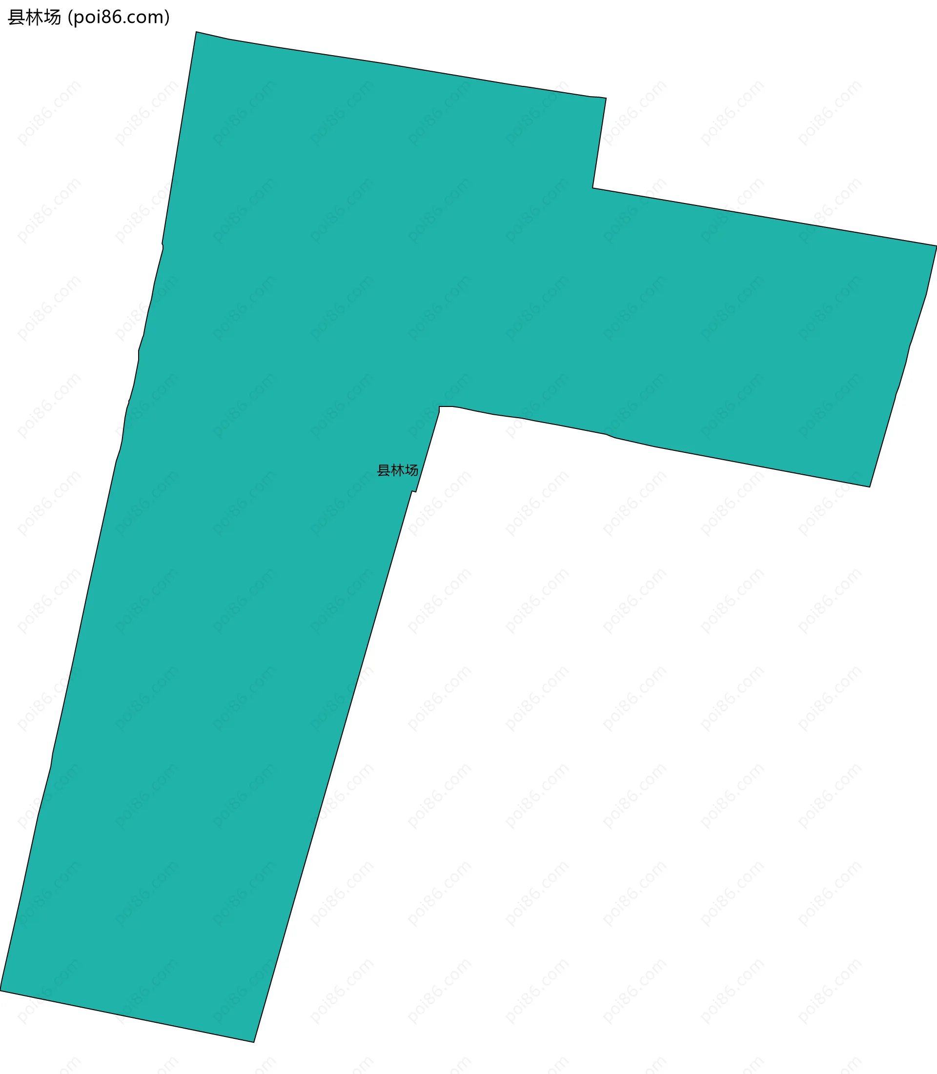 县林场边界地图