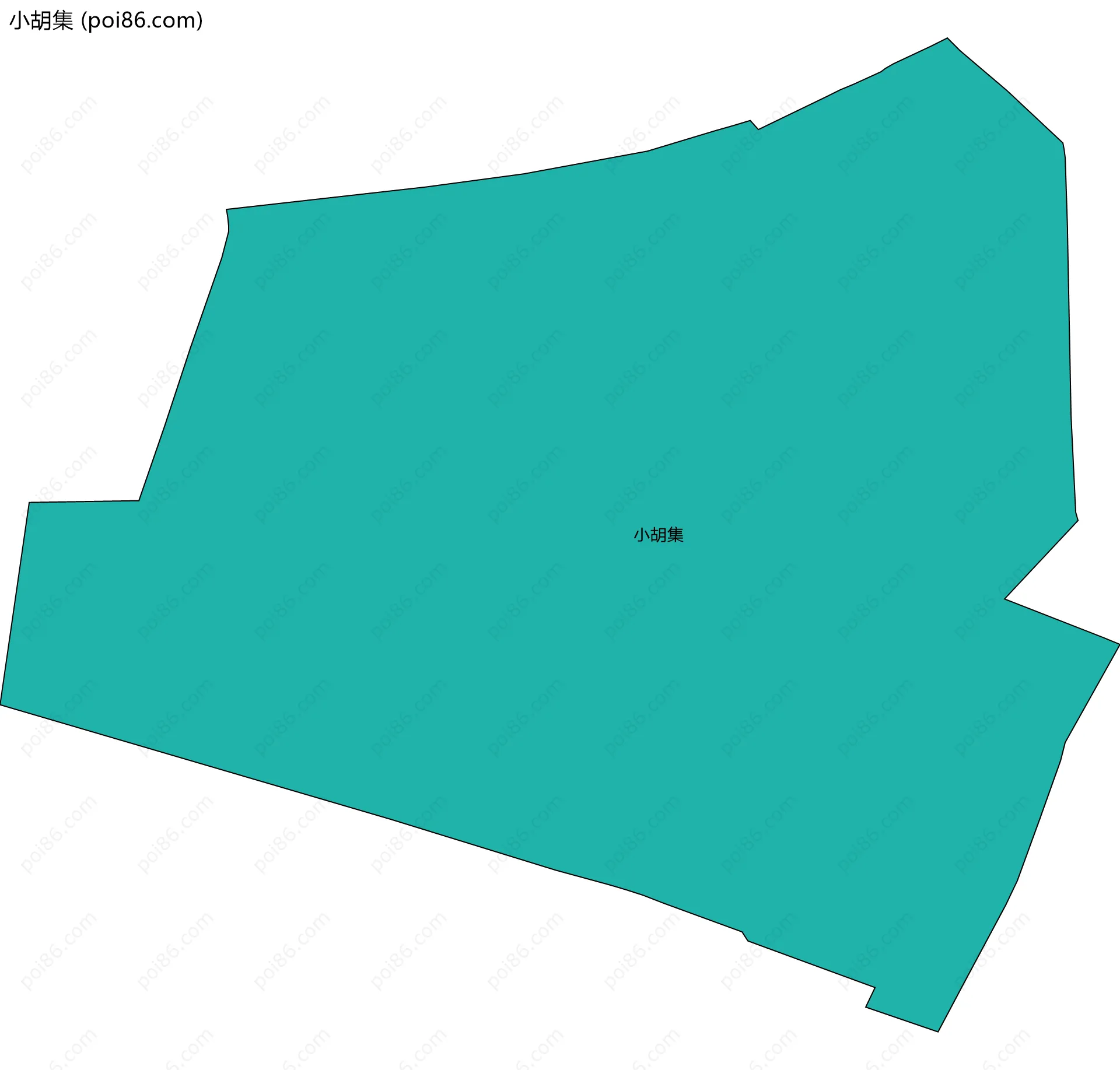 小胡集边界地图