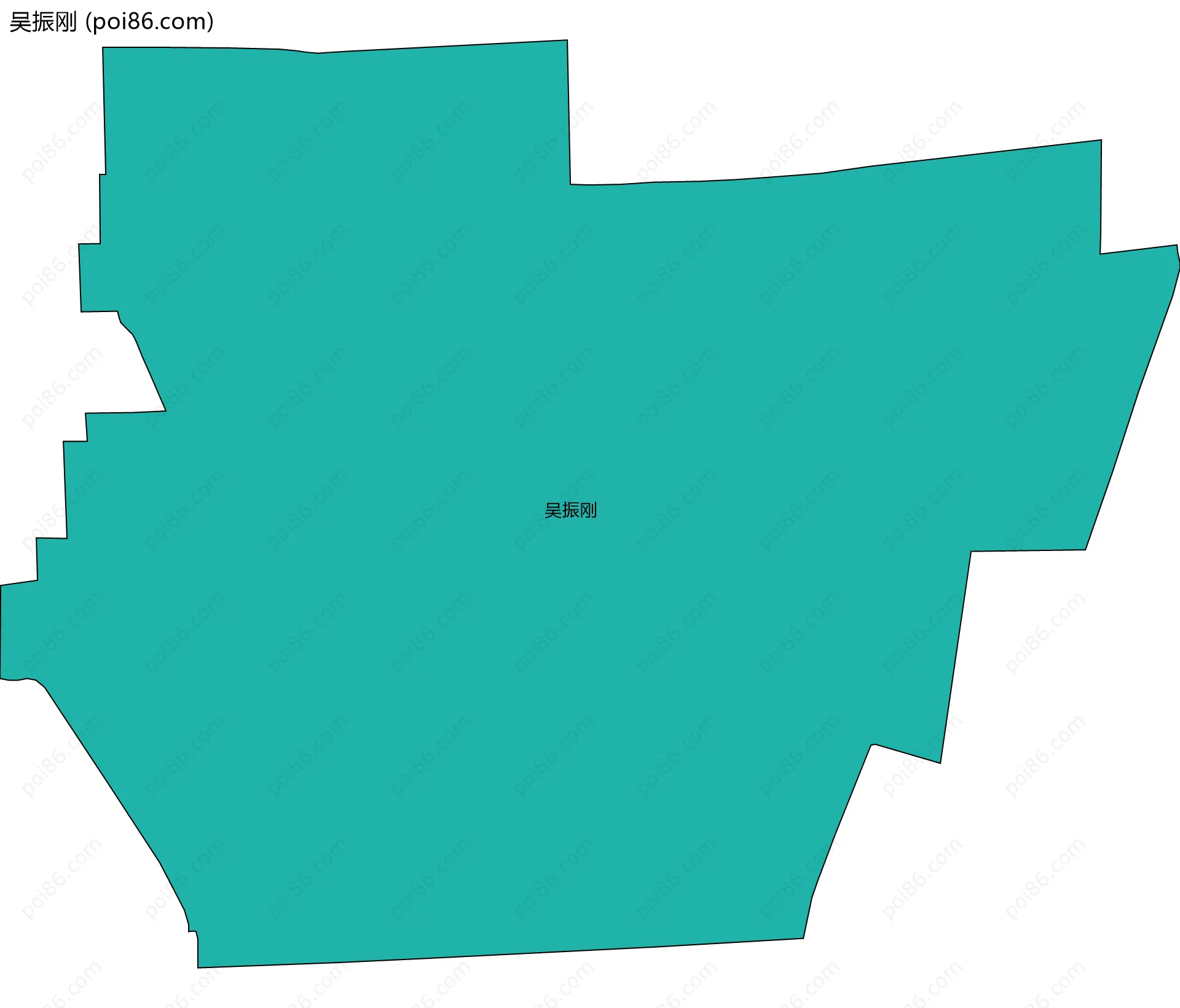 吴振刚边界地图