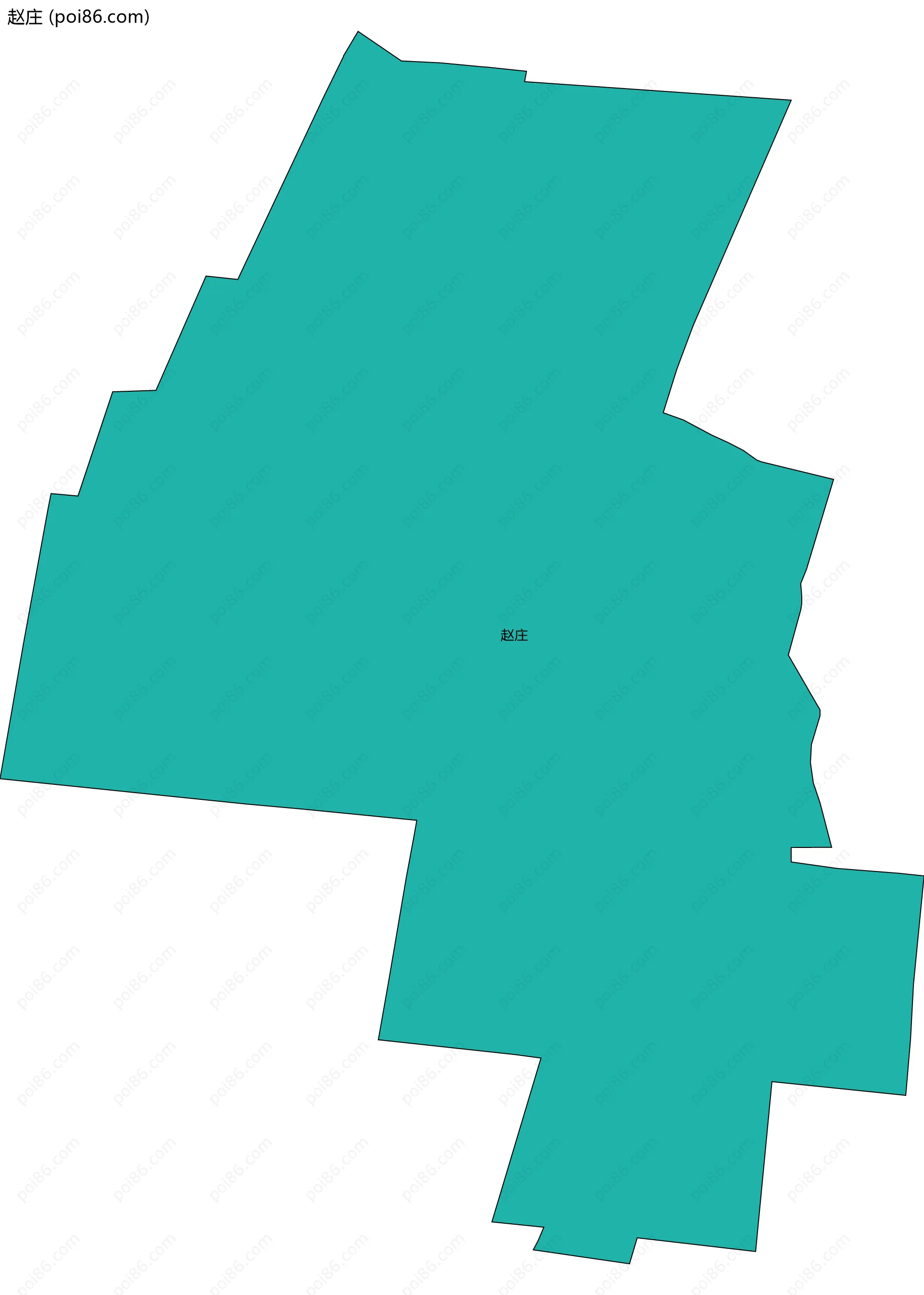 赵庄边界地图