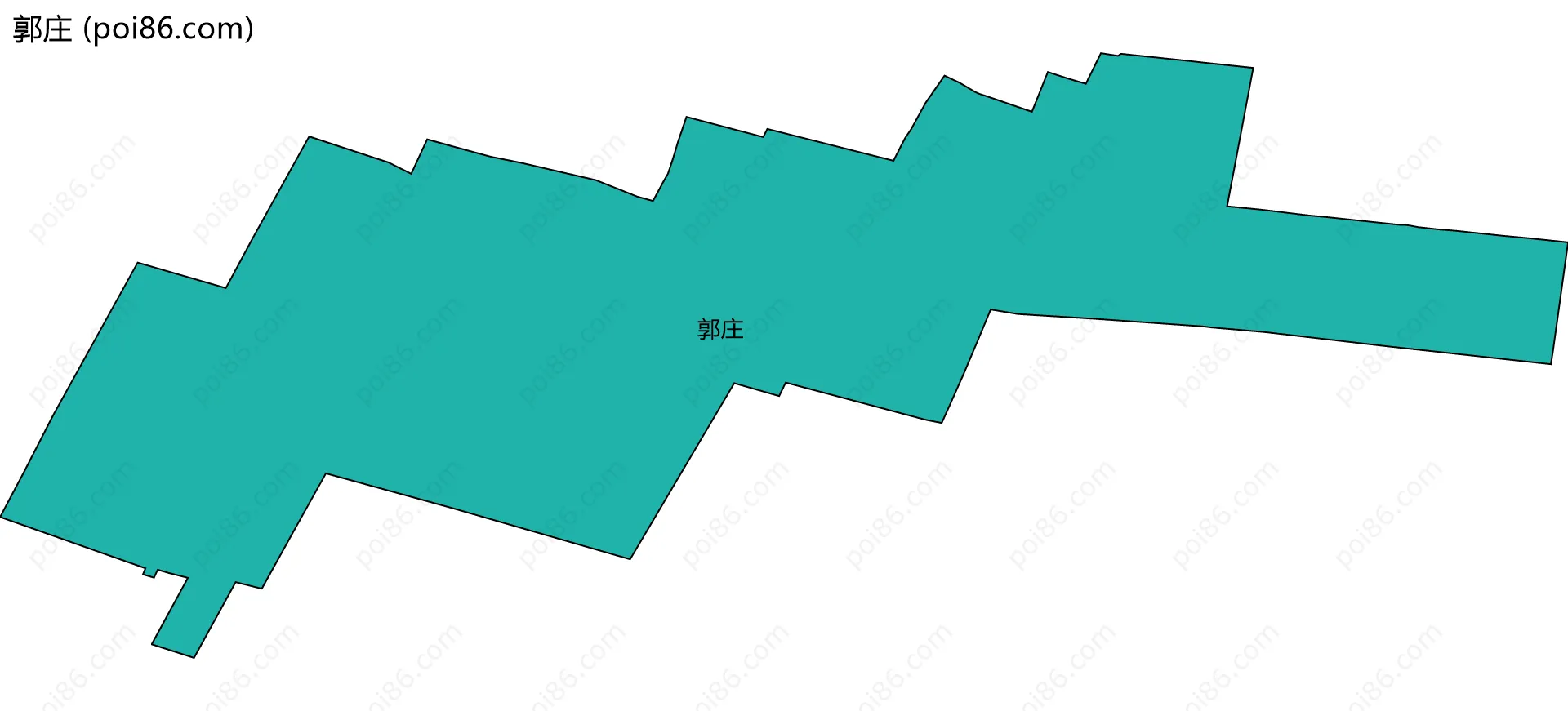 郭庄边界地图