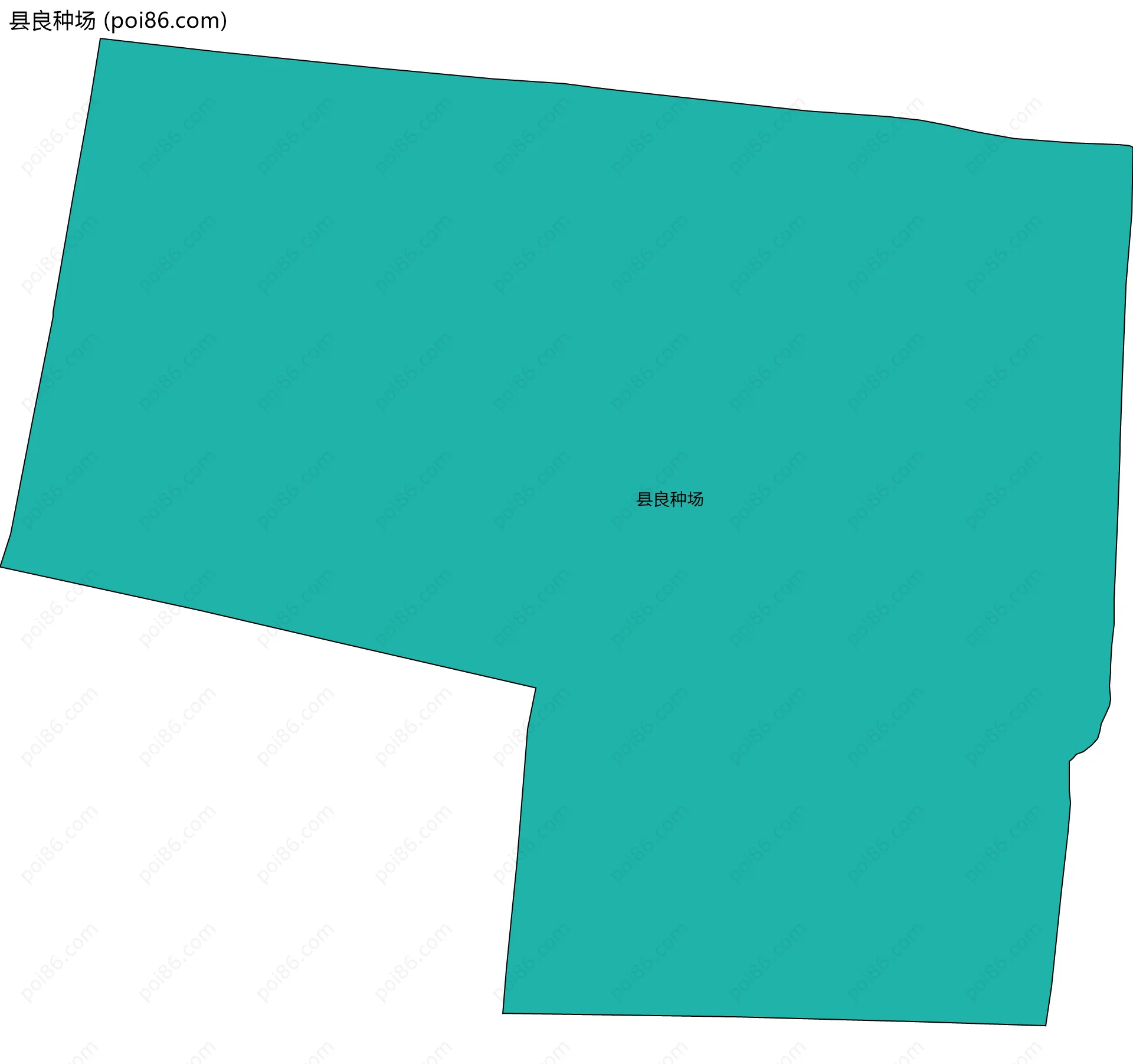 县良种场边界地图