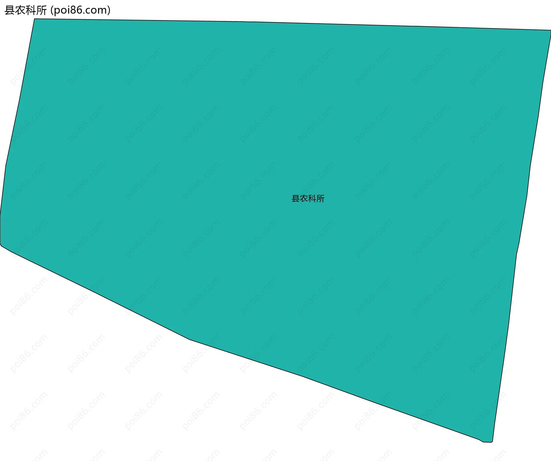 县农科所边界地图