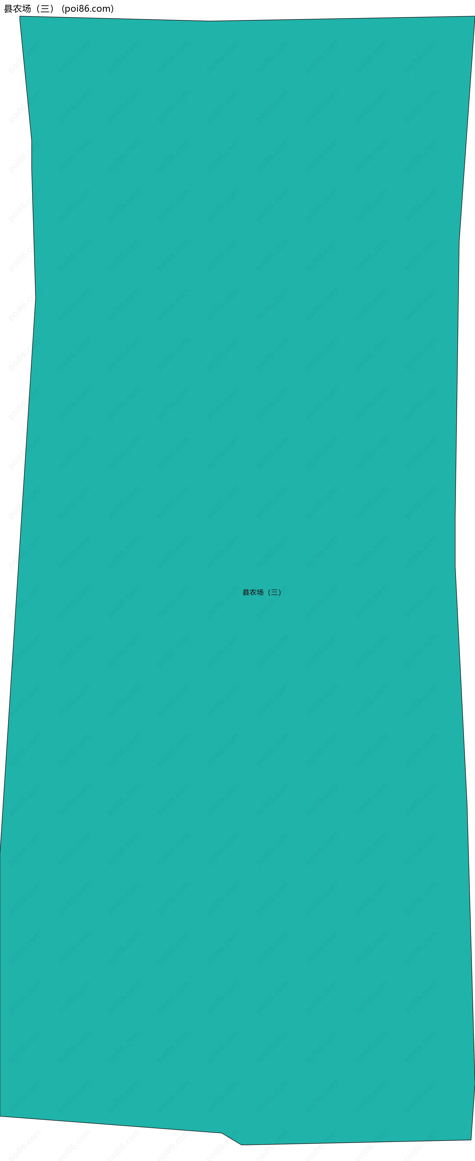 县农场（三）边界地图