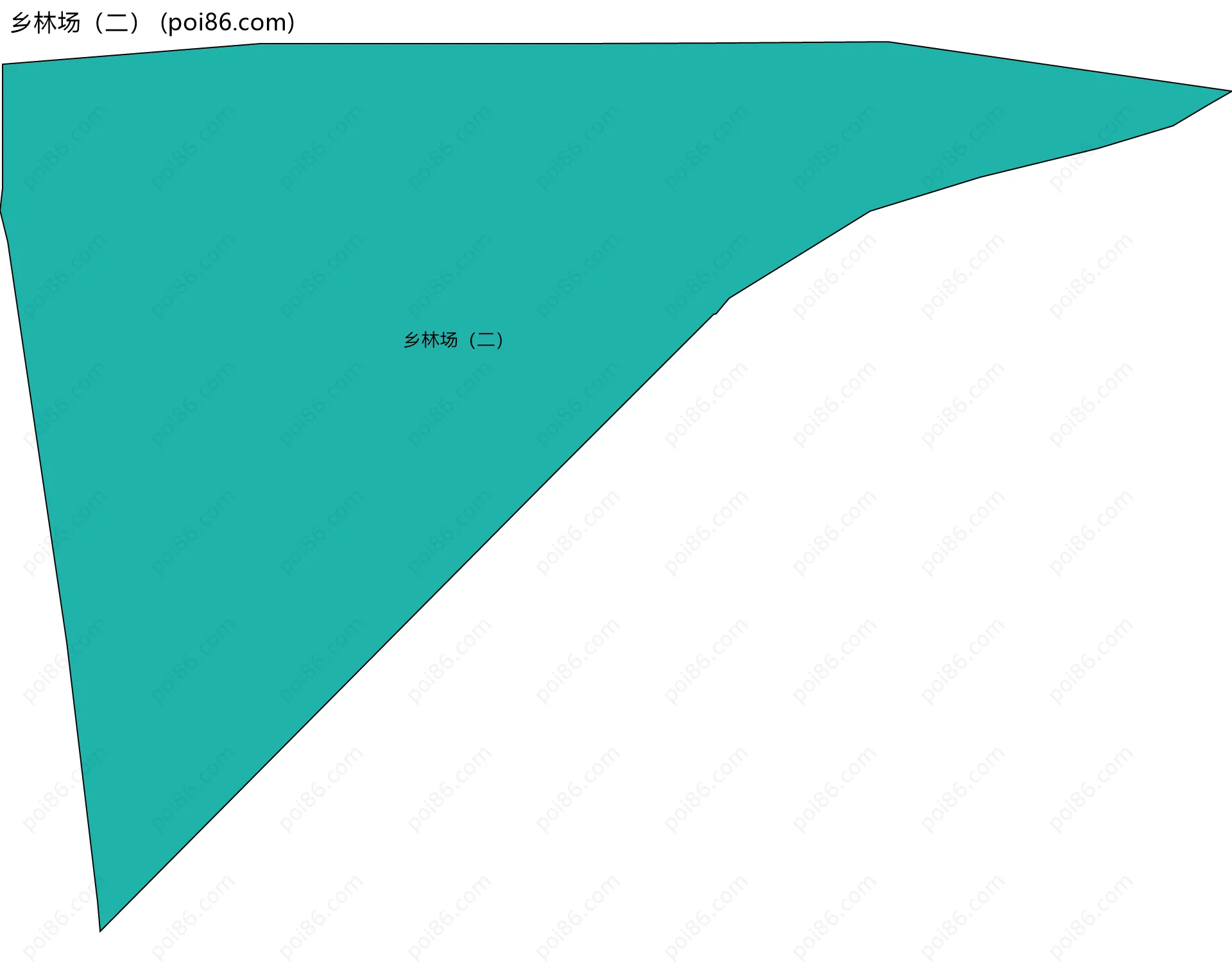乡林场（二）边界地图