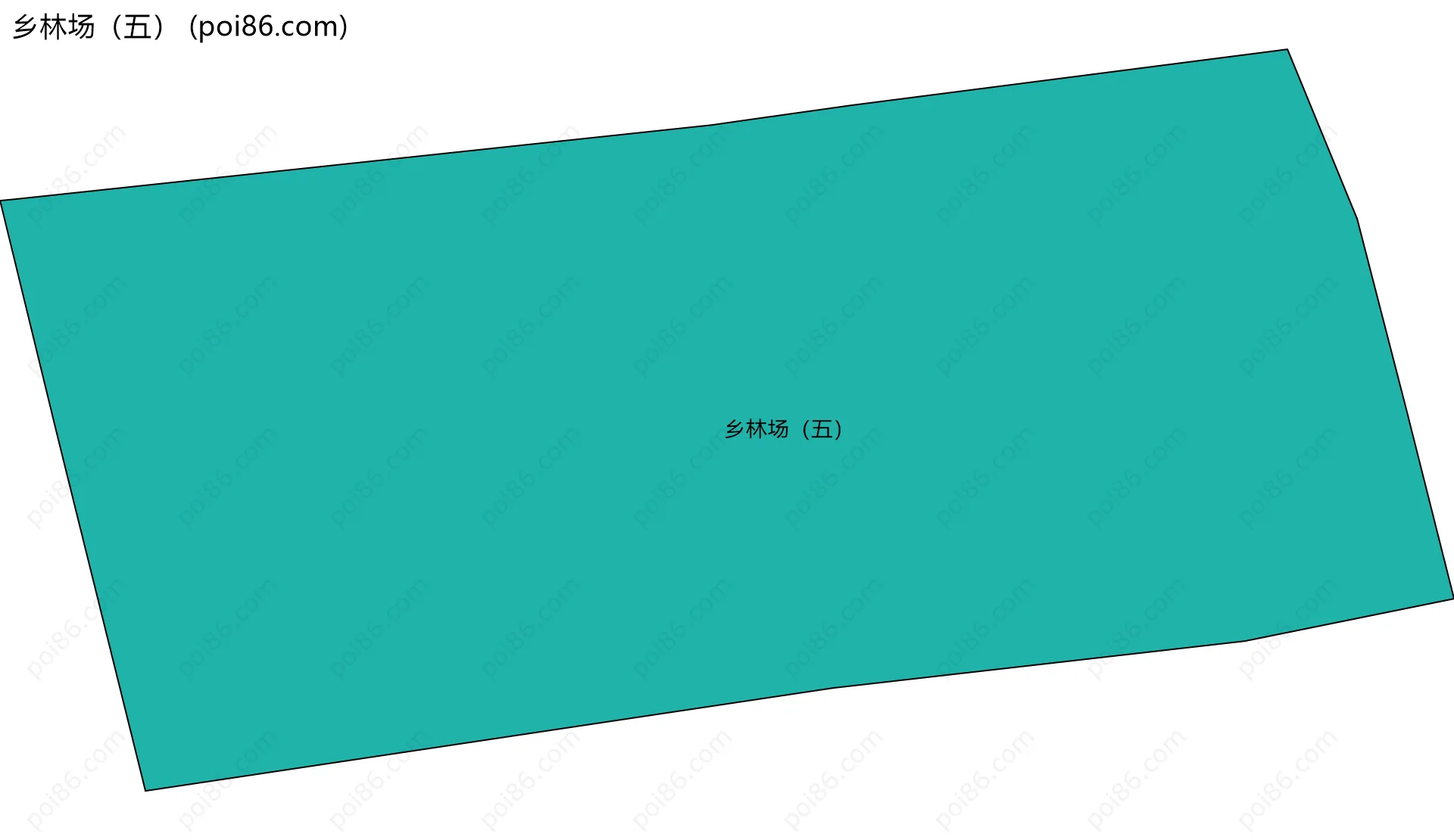 乡林场（五）边界地图