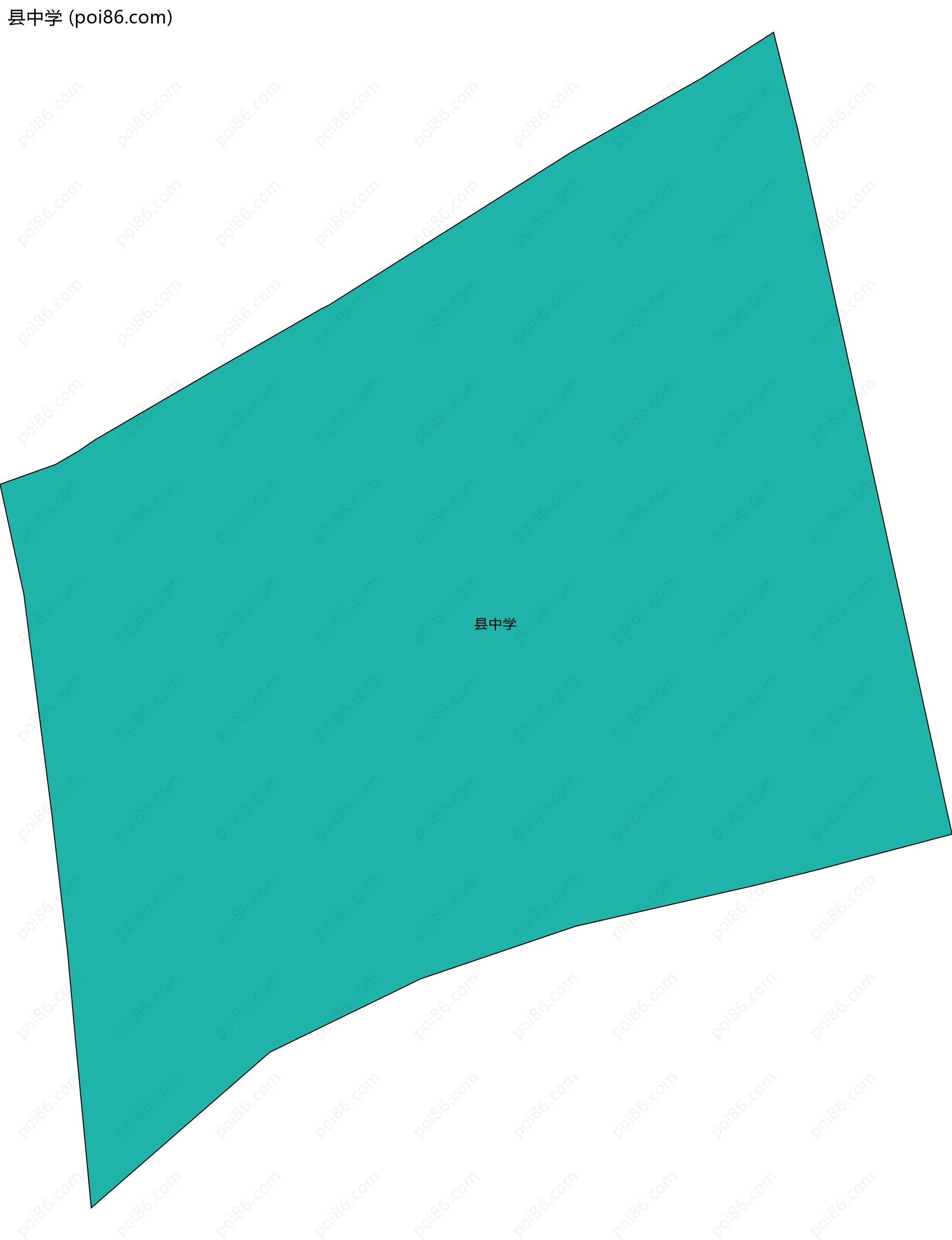 县中学边界地图