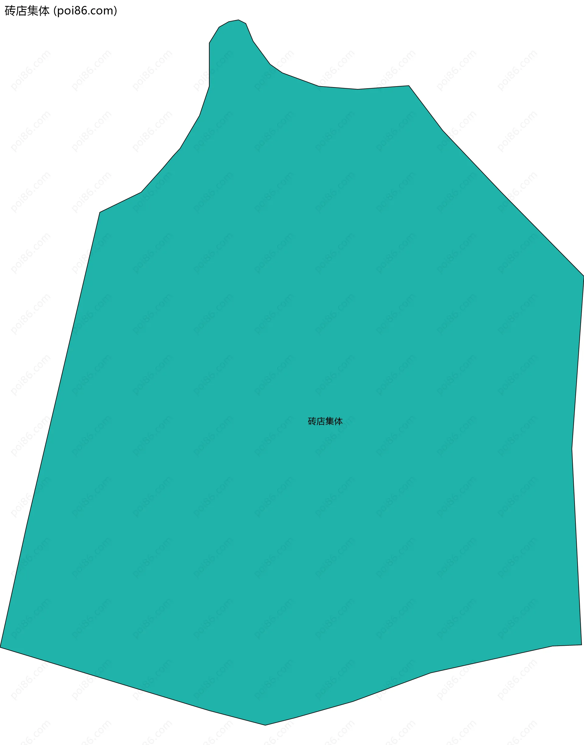 砖店集体边界地图