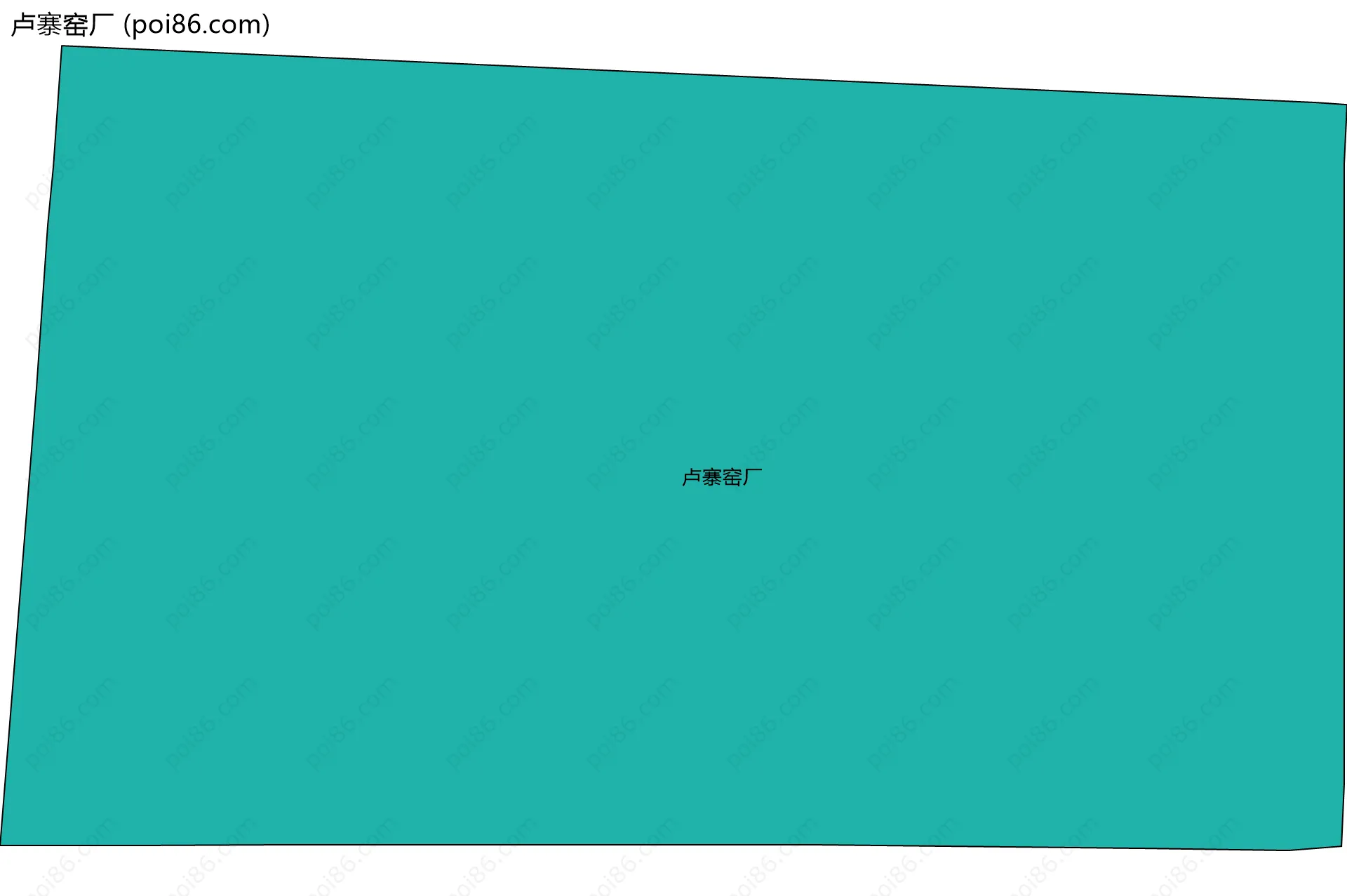 卢寨窑厂边界地图