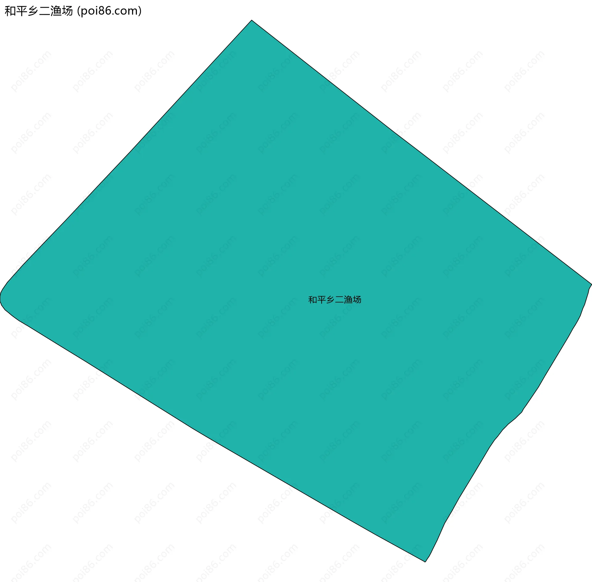 和平乡二渔场边界地图
