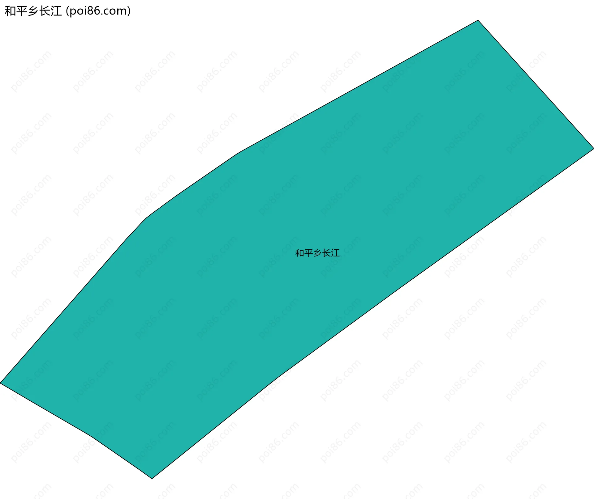 和平乡长江边界地图