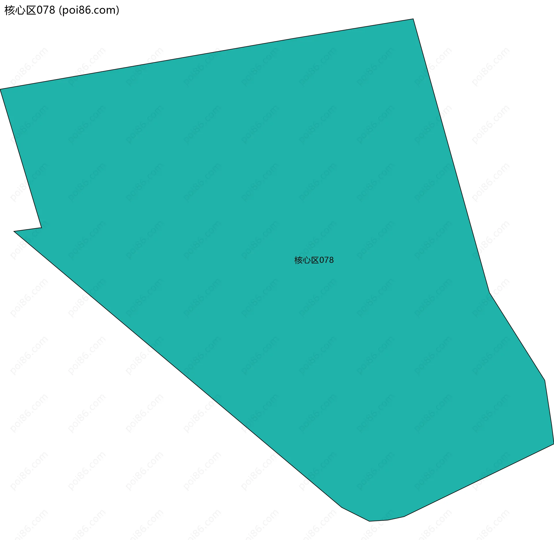 核心区078边界地图