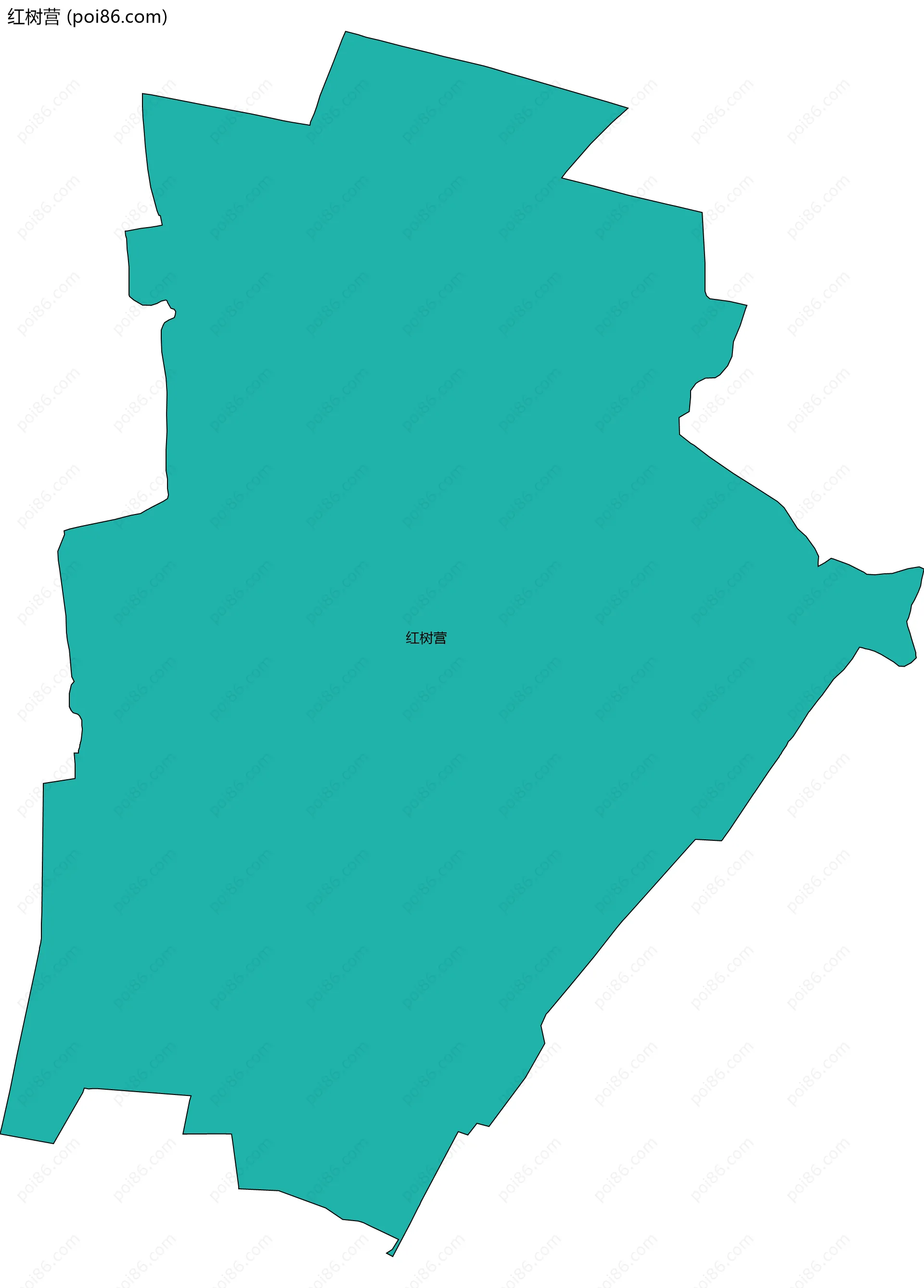 红树营边界地图