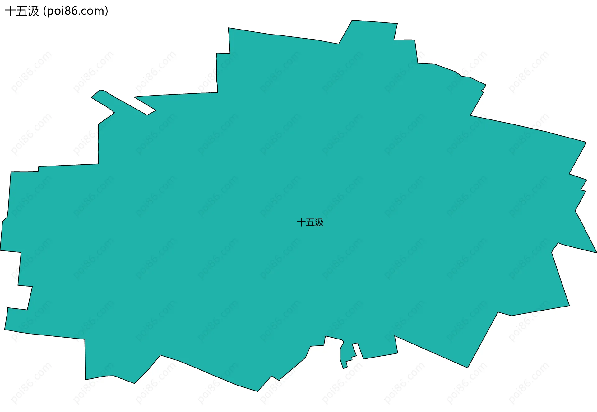 十五汲边界地图
