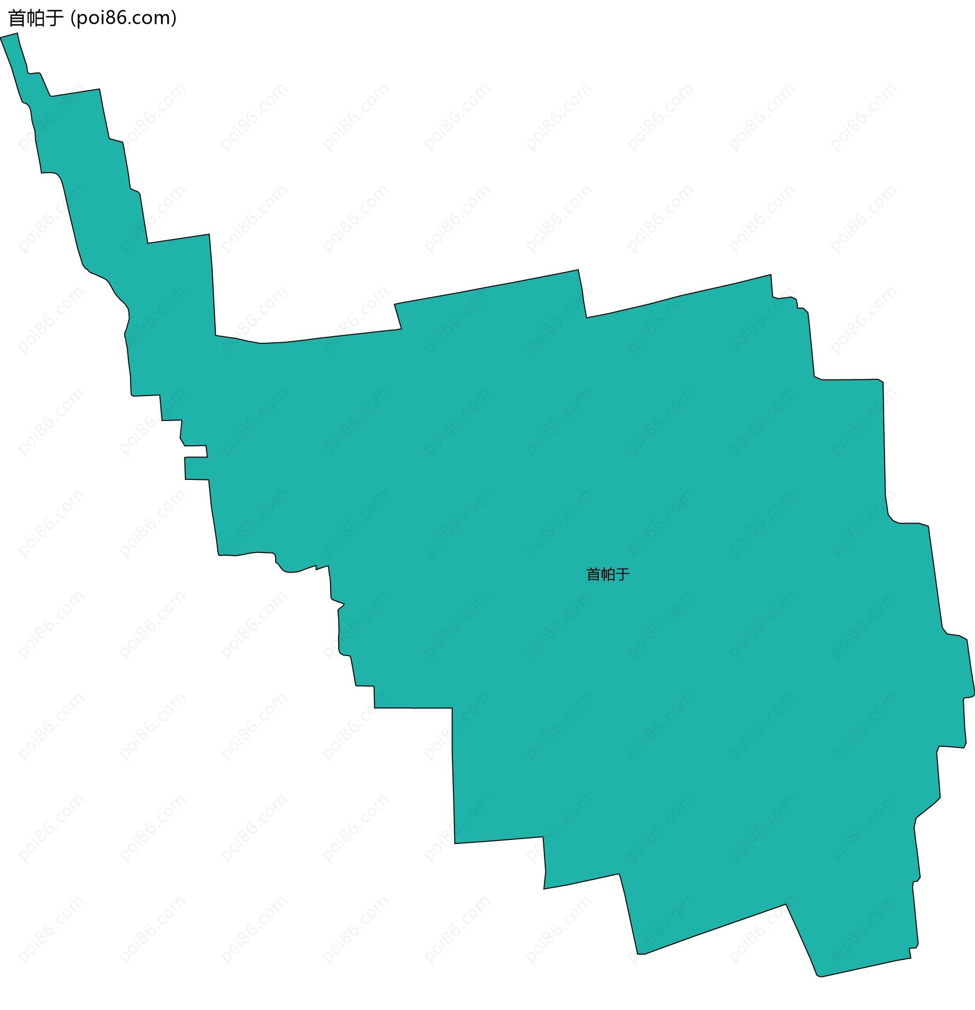 首帕于边界地图