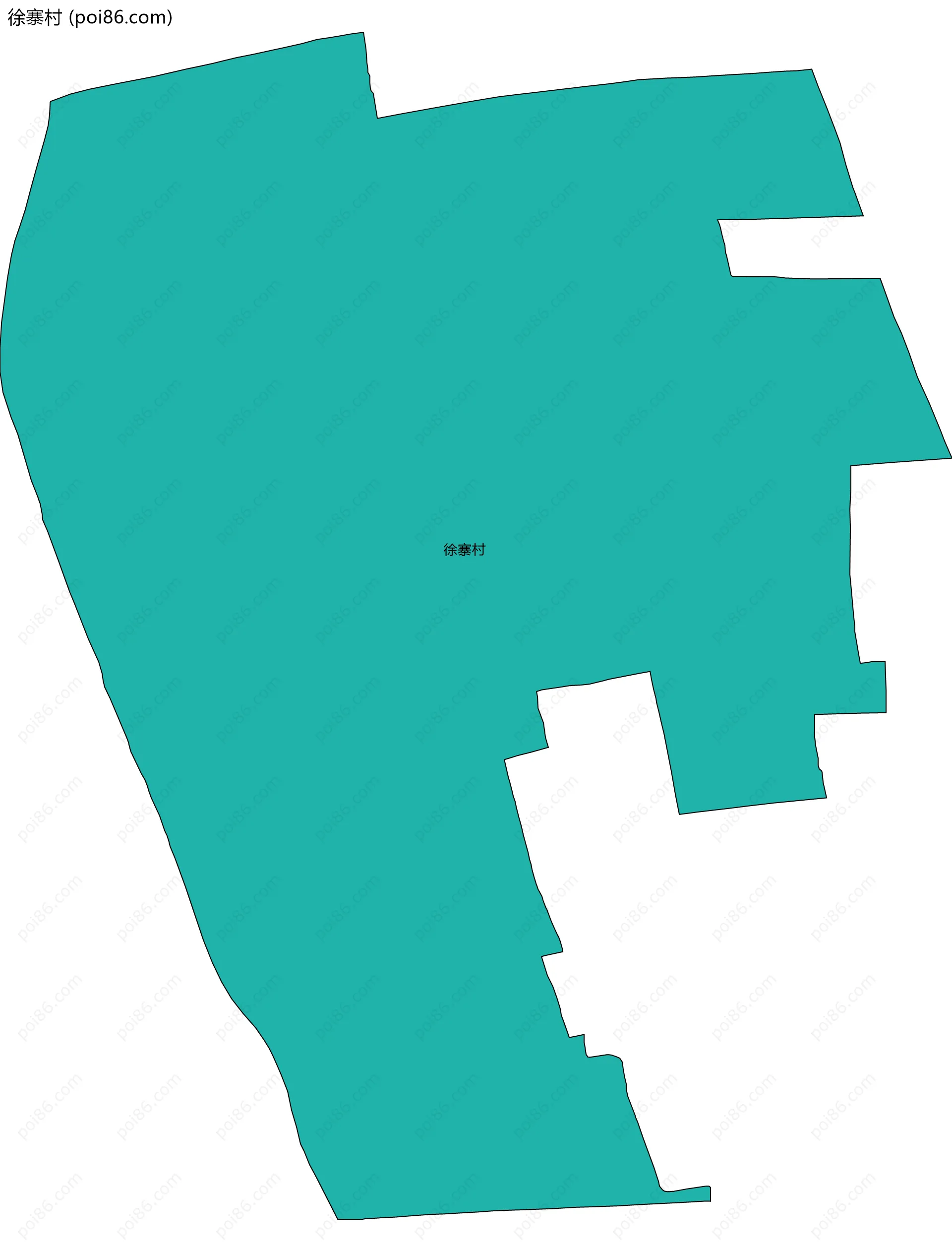 徐寨村边界地图