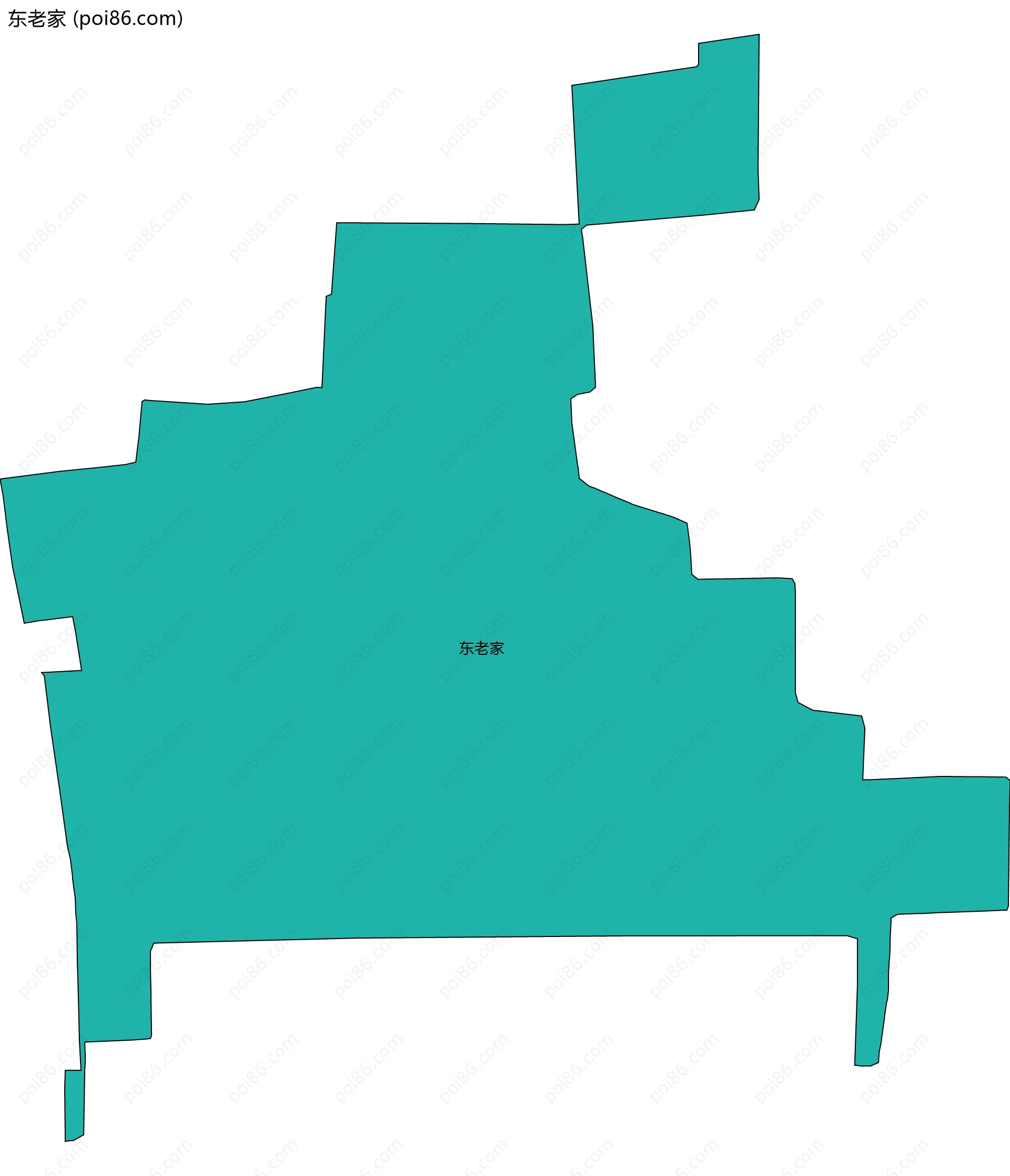 东老家边界地图