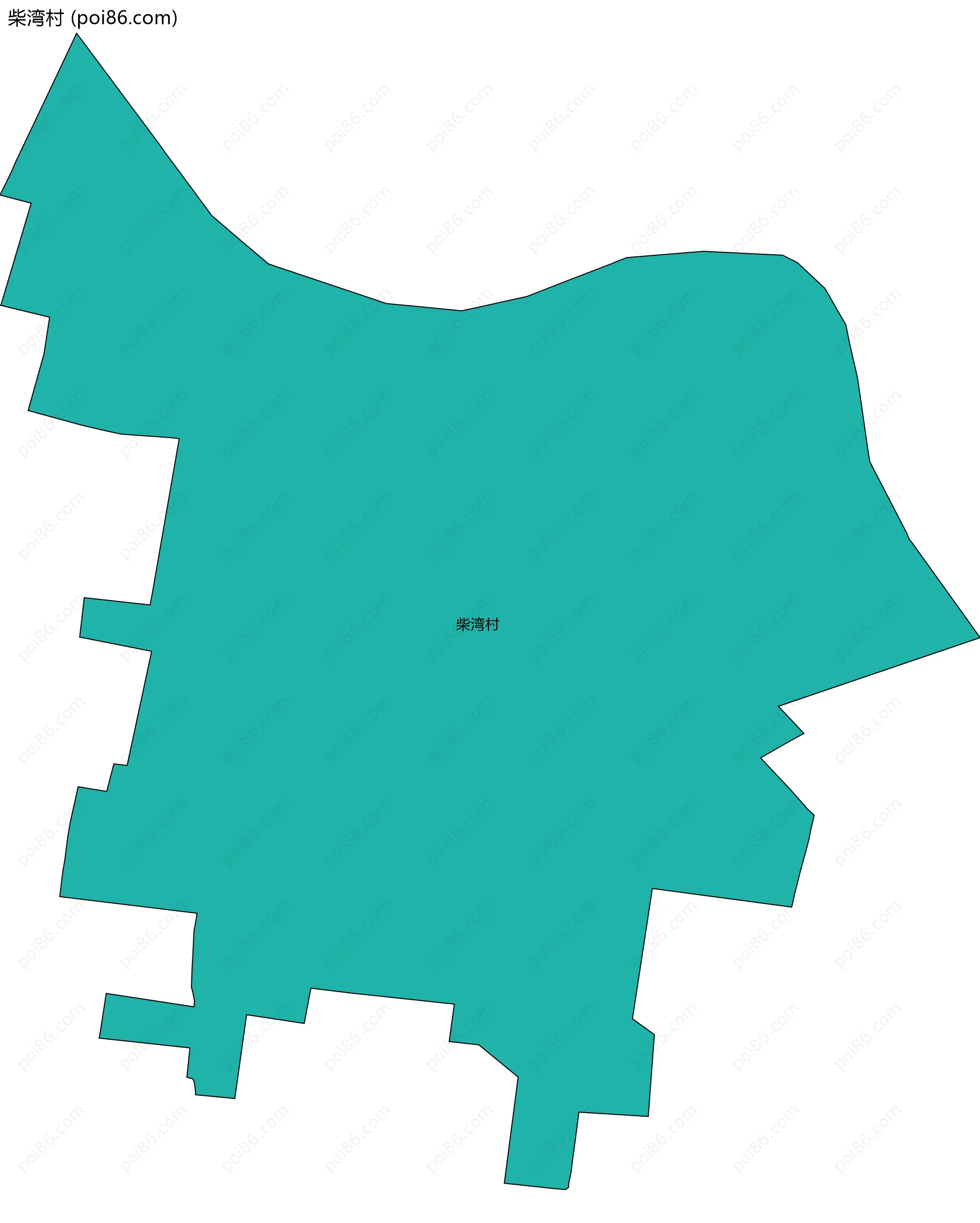 柴湾村边界地图