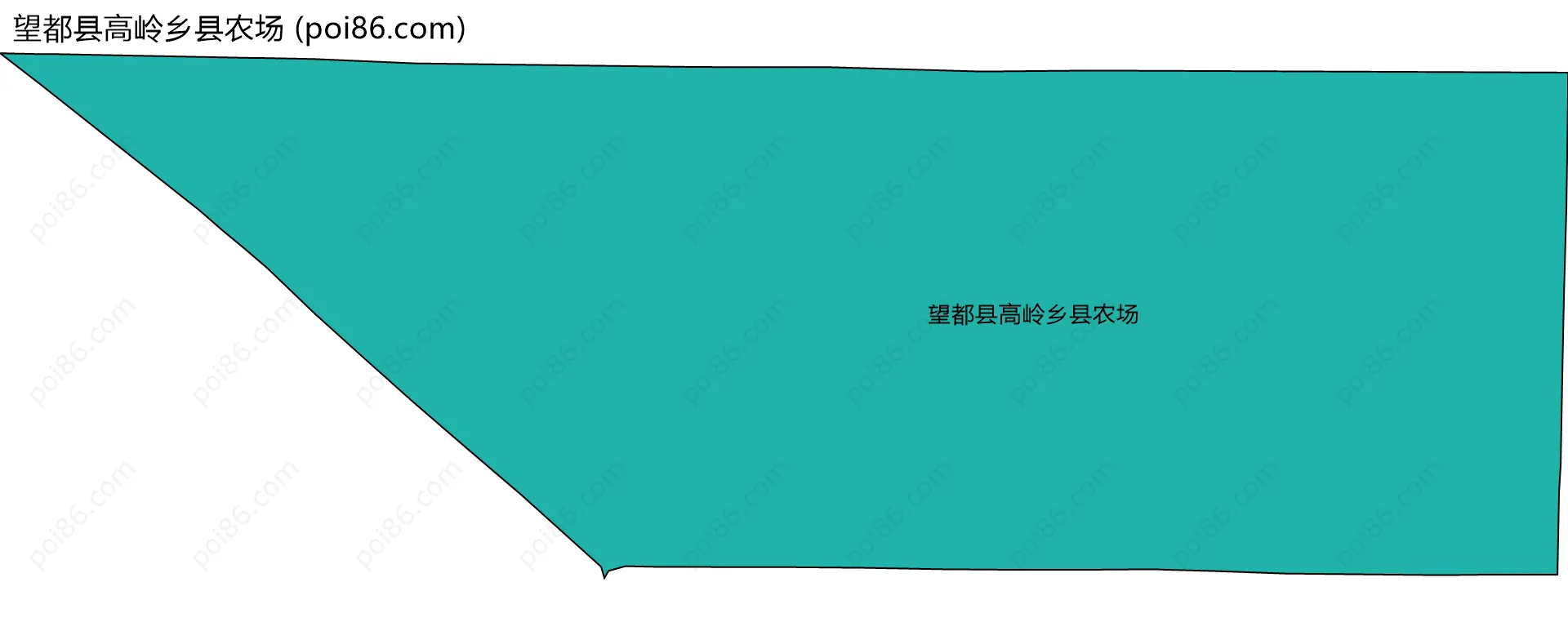 望都县高岭乡县农场边界地图