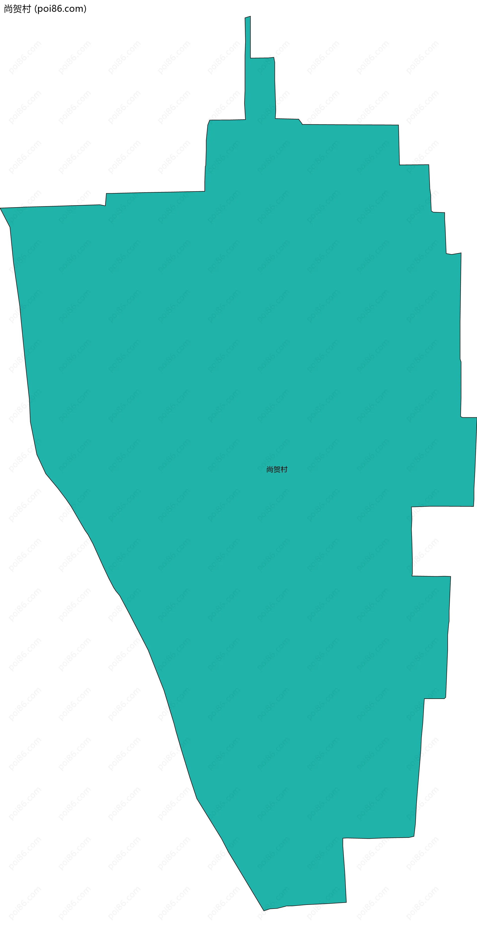 尚贺村边界地图