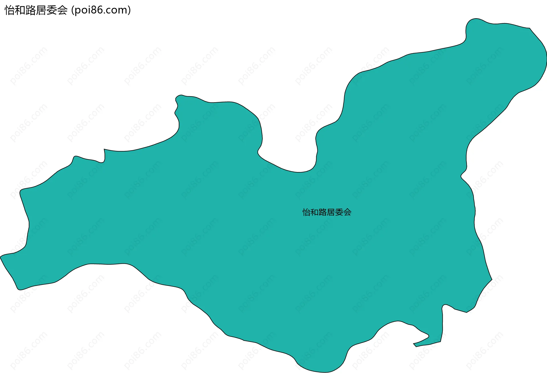 怡和路居委会边界地图