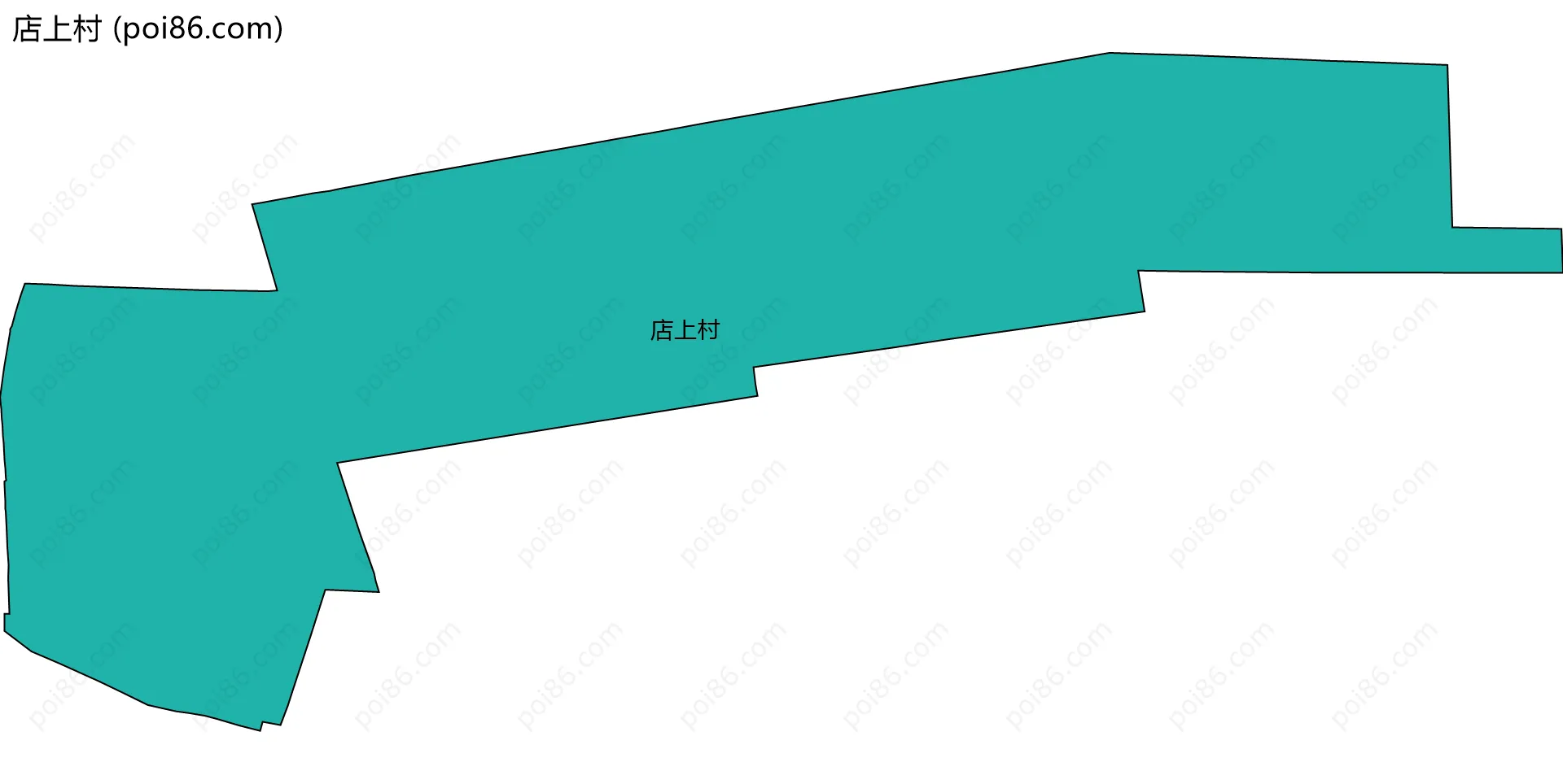店上村边界地图