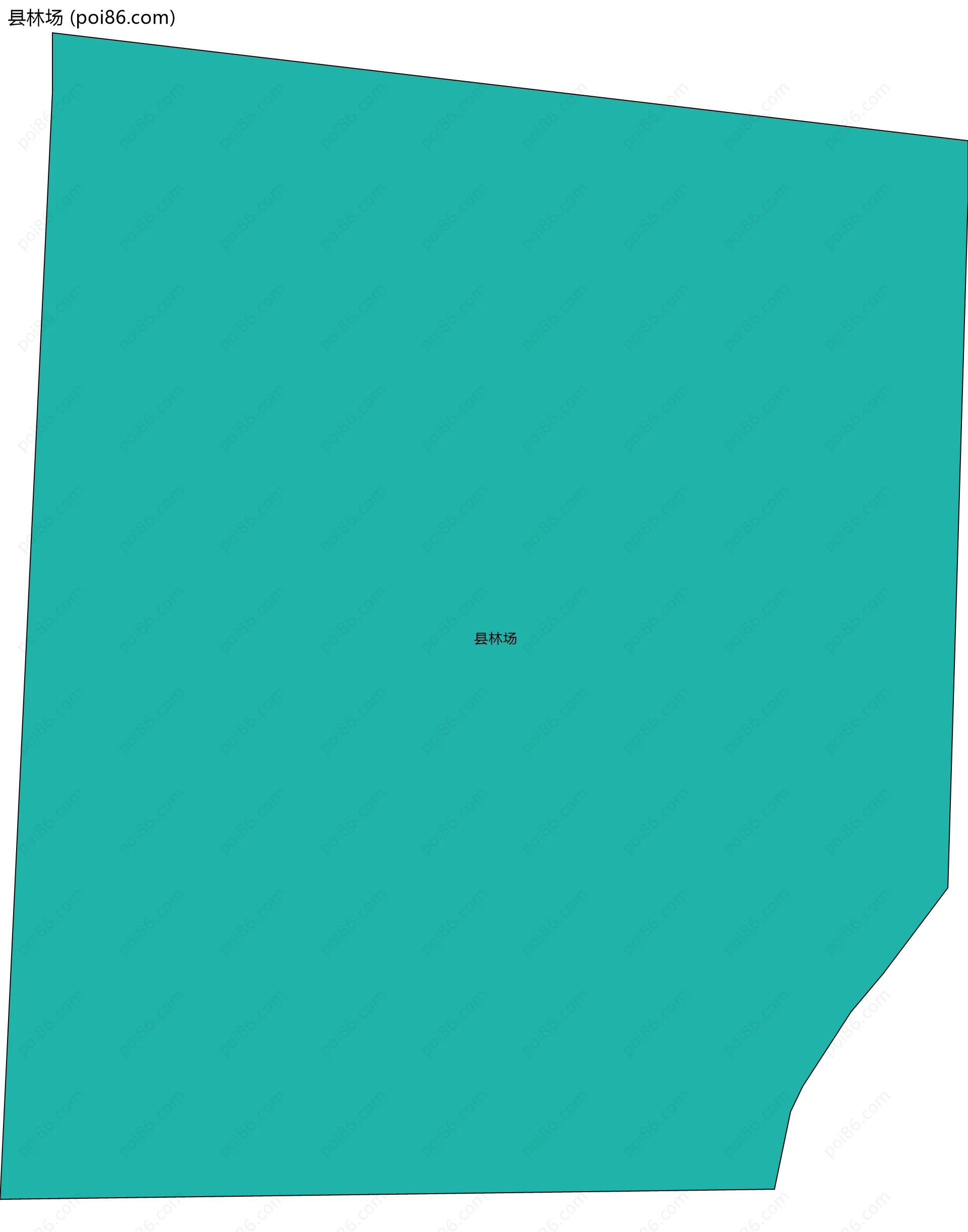 县林场边界地图