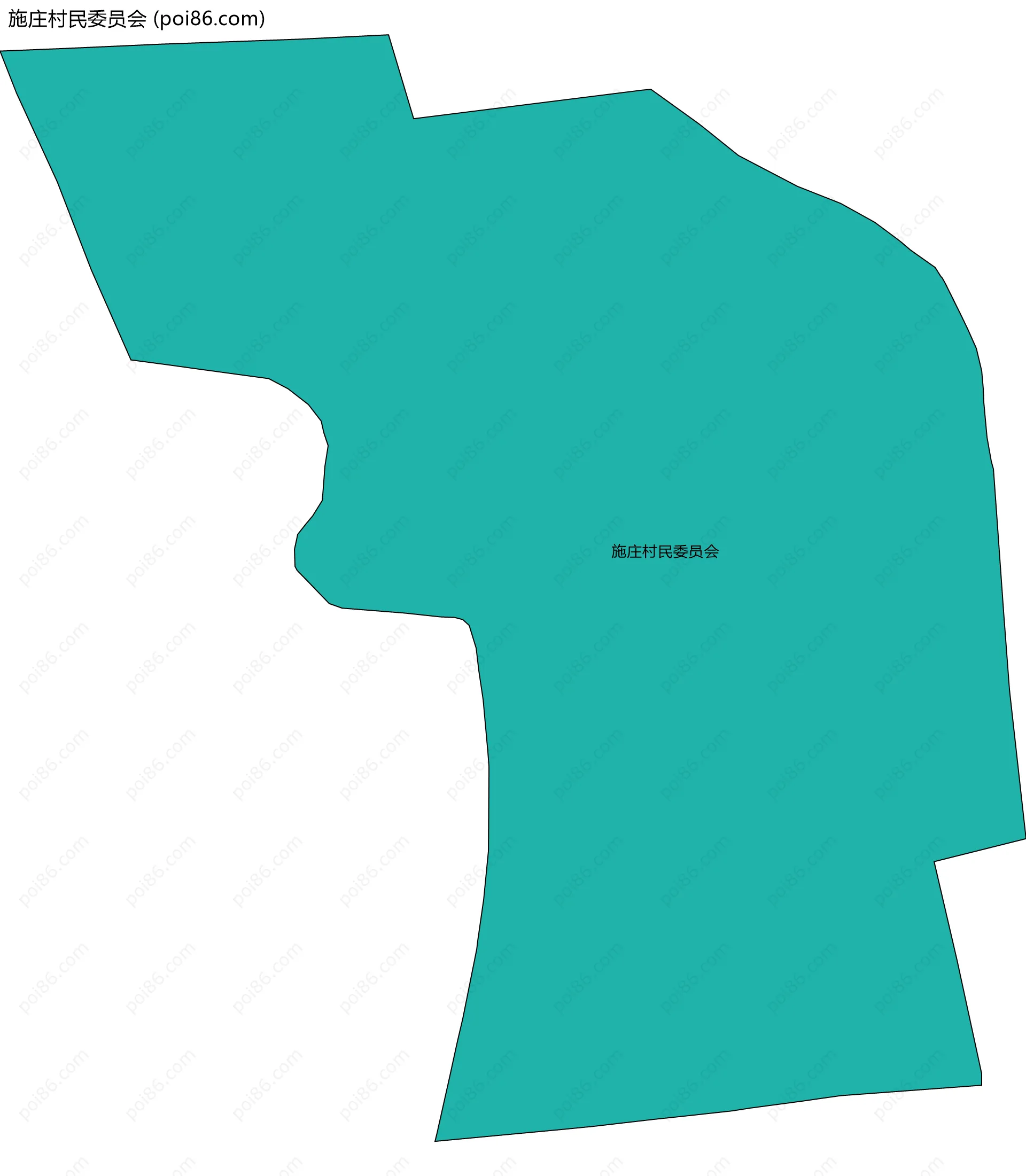 施庄村民委员会边界地图