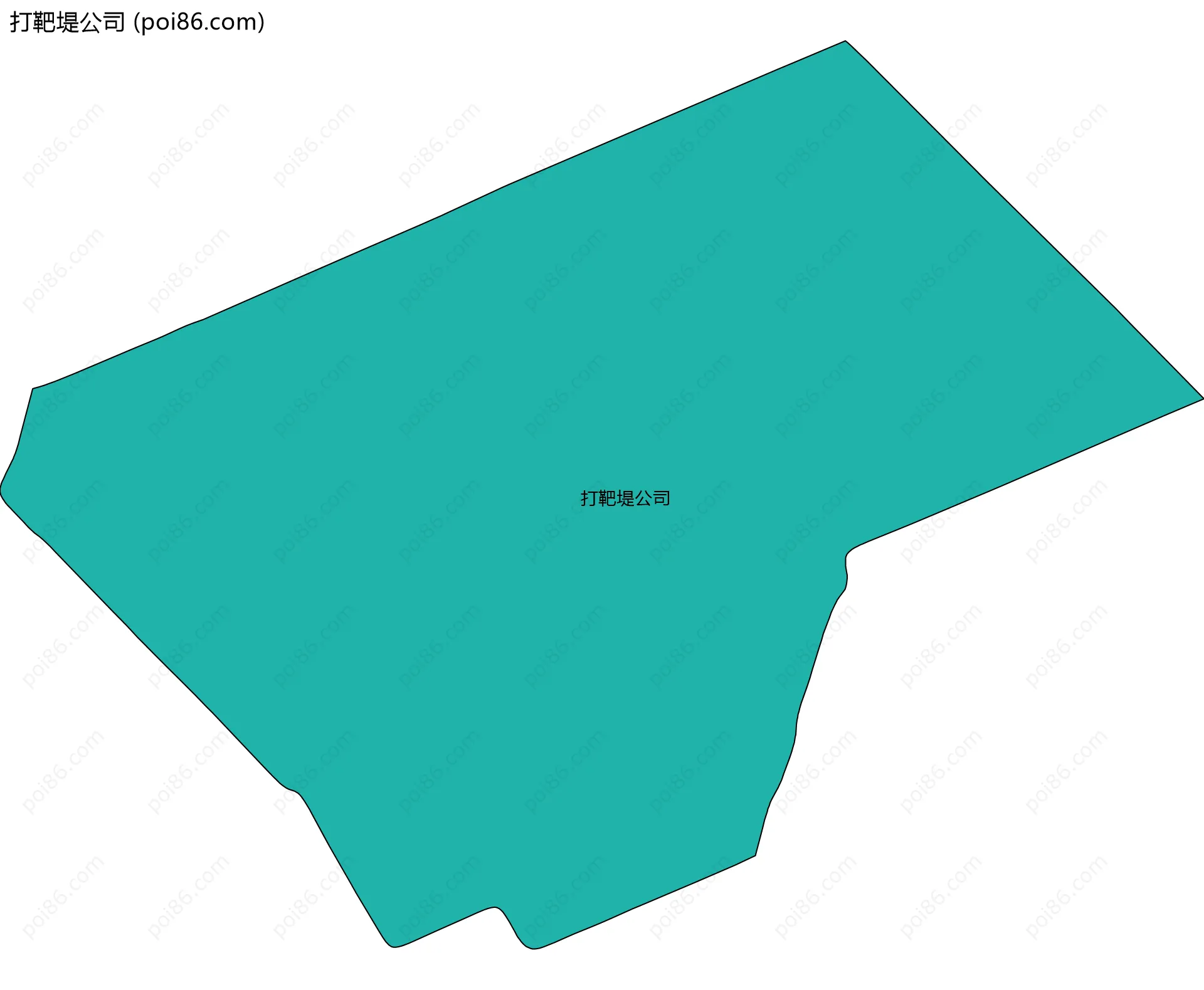 打靶堤公司边界地图
