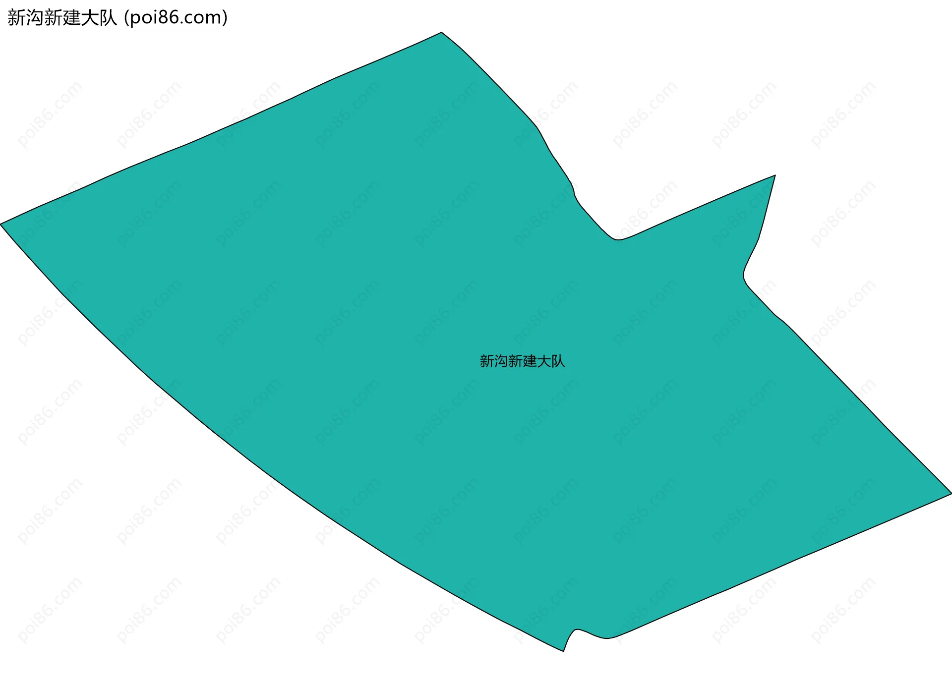 新沟新建大队边界地图