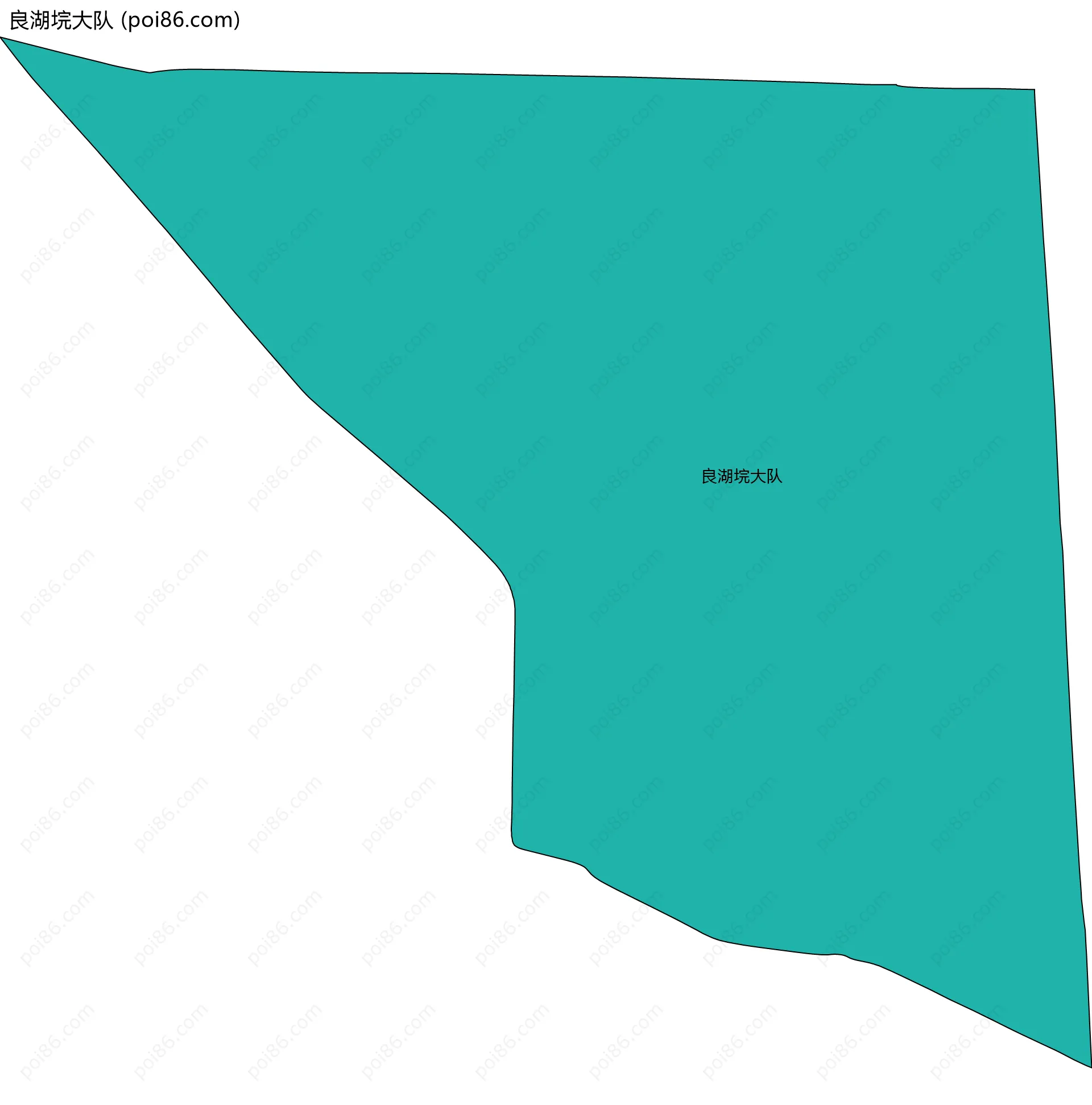 良湖垸大队边界地图