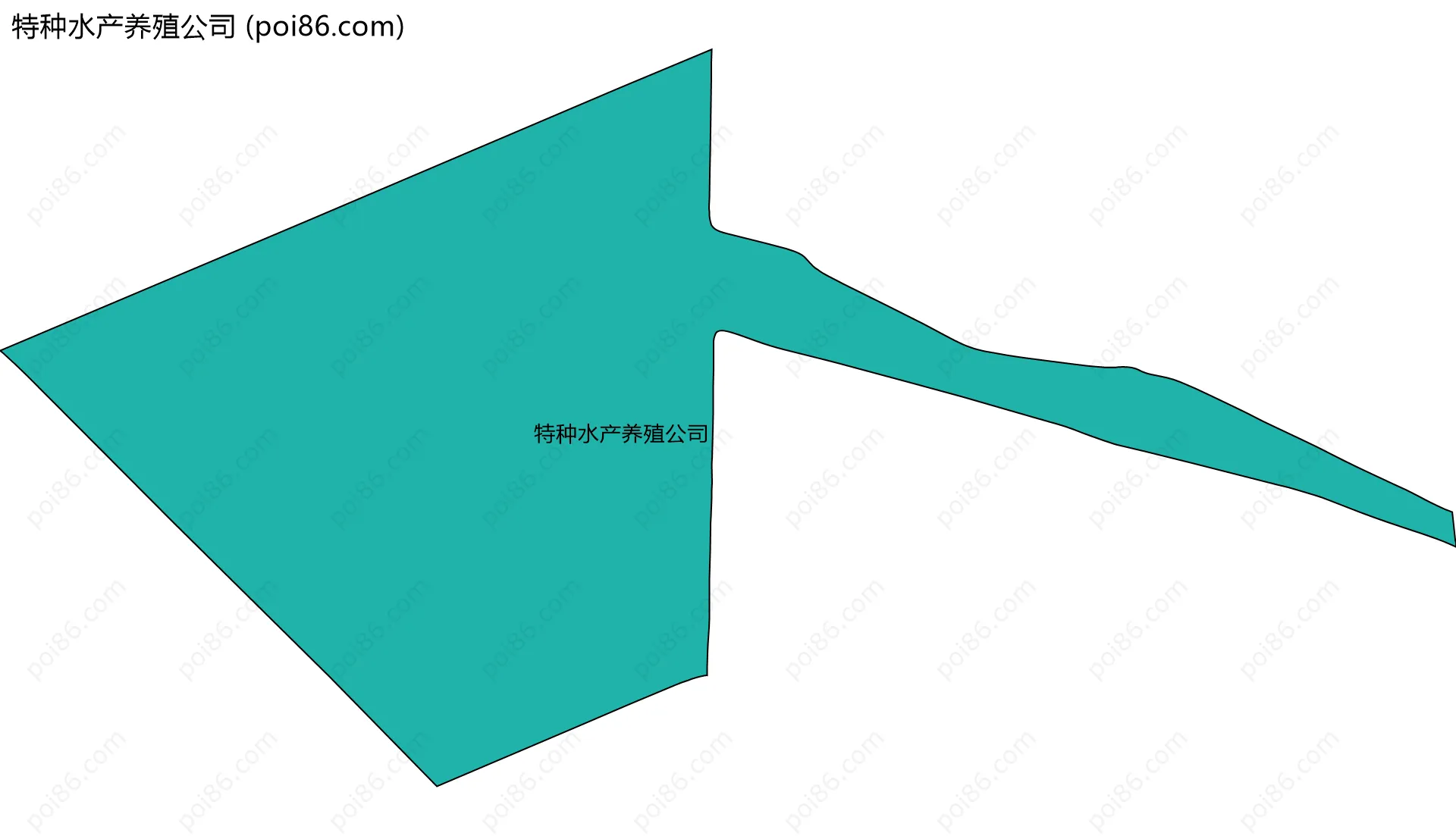 特种水产养殖公司边界地图