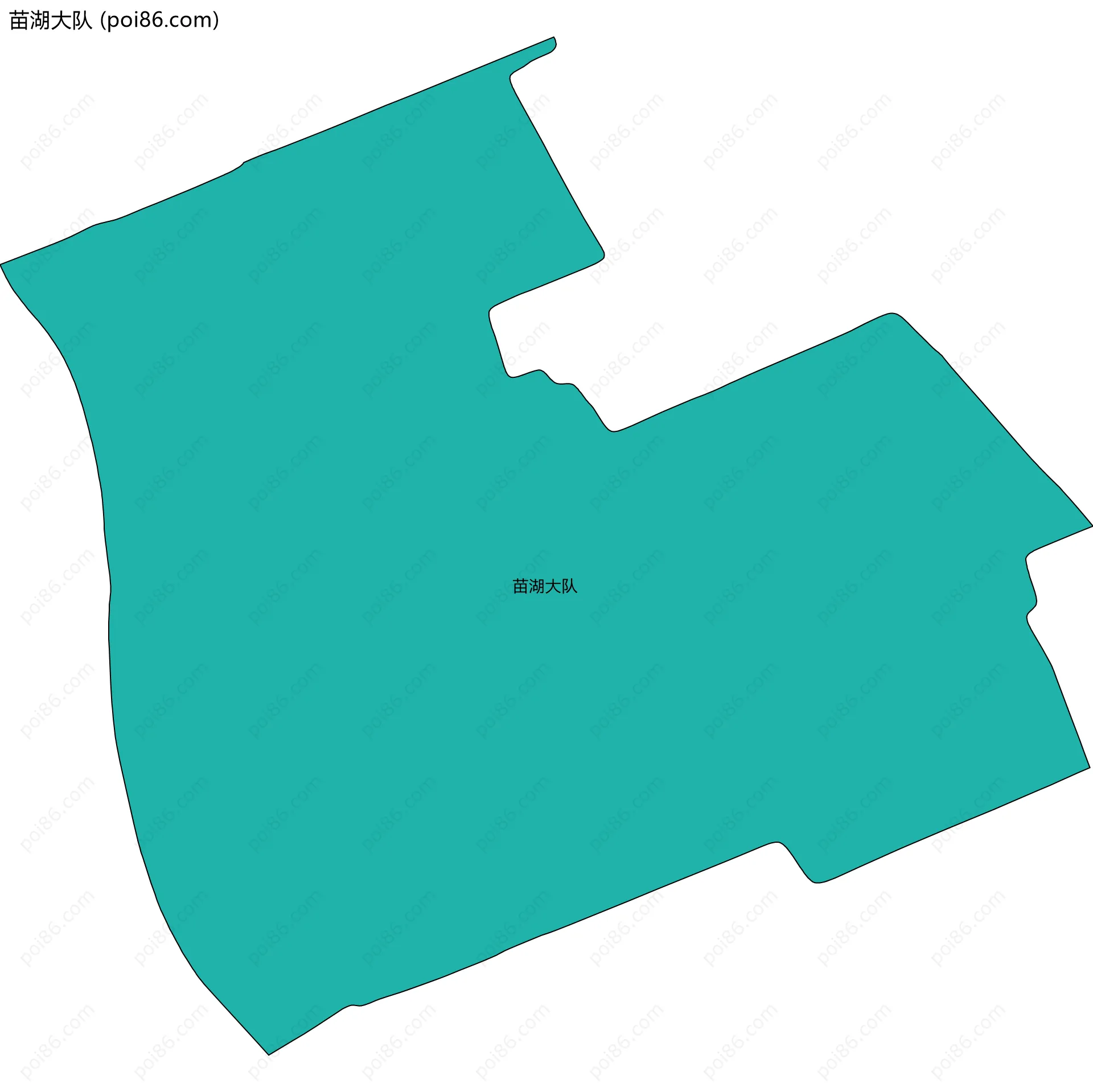 苗湖大队边界地图