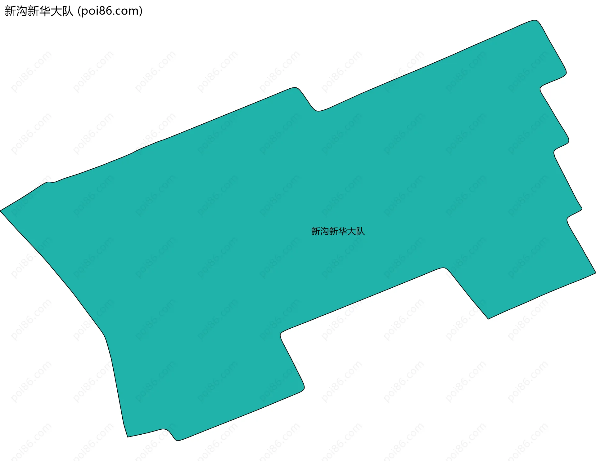 新沟新华大队边界地图