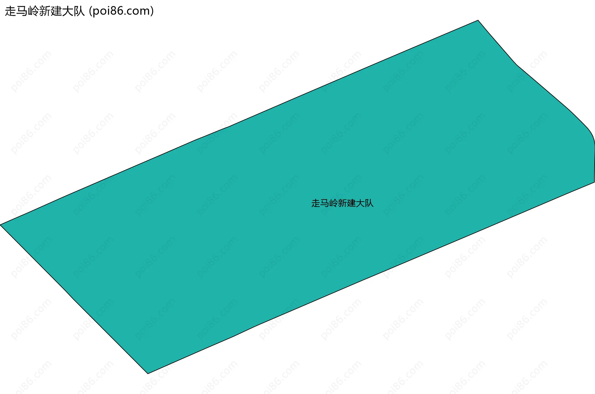 走马岭新建大队边界地图