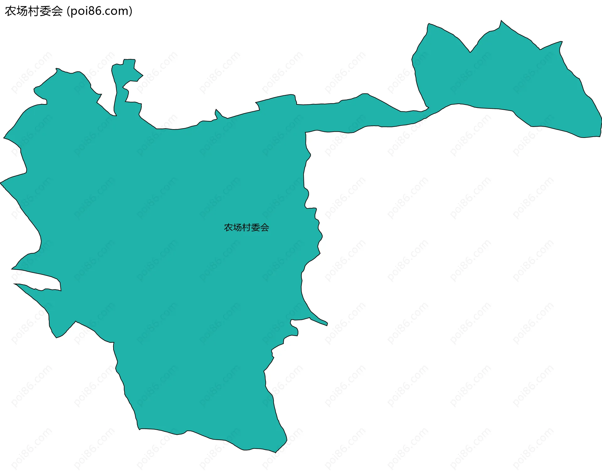 农场村委会边界地图
