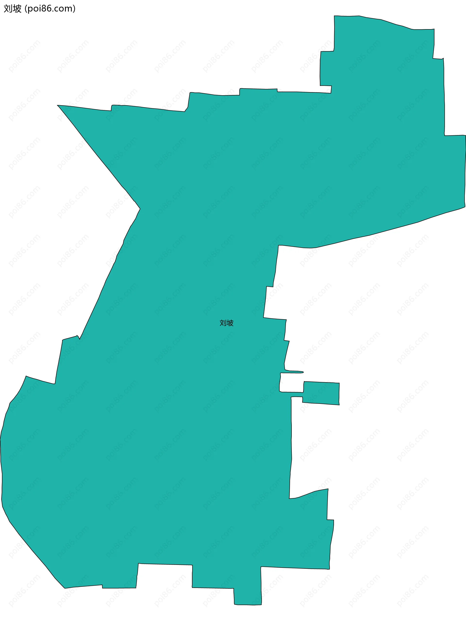 刘坡边界地图