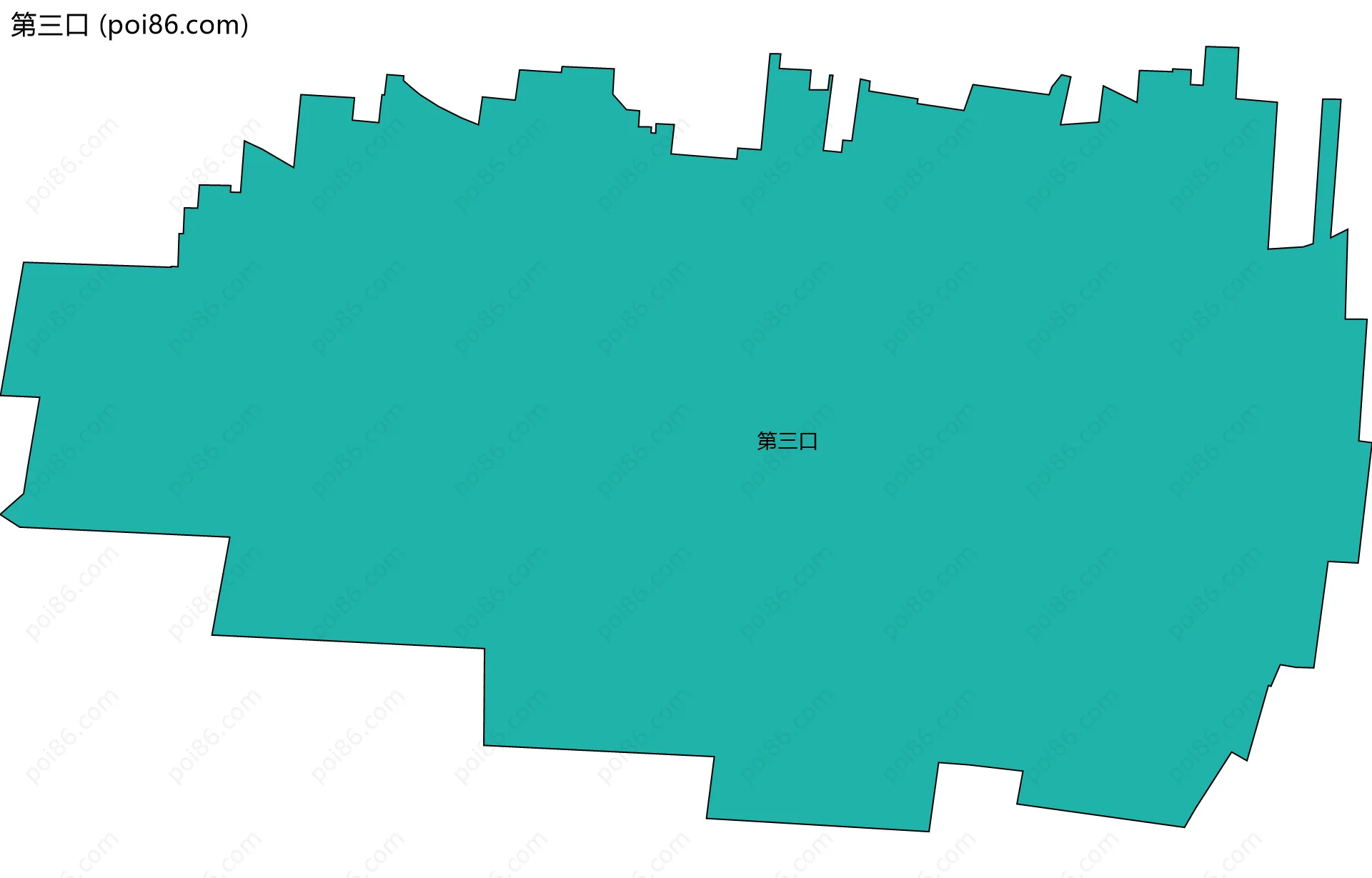 第三口边界地图