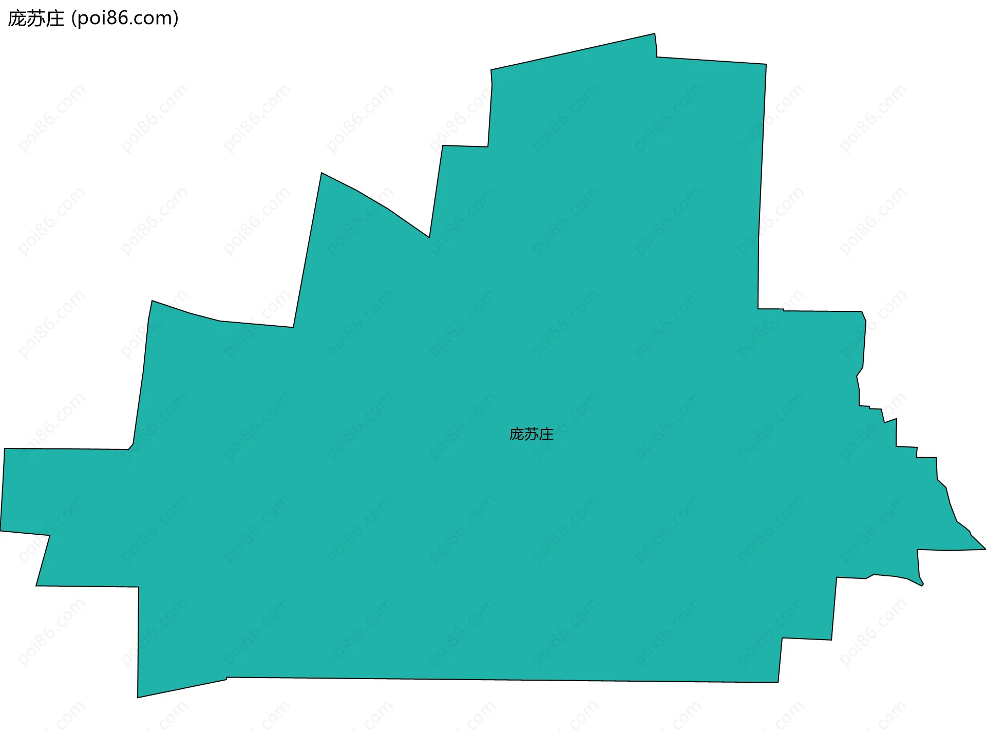 庞苏庄边界地图