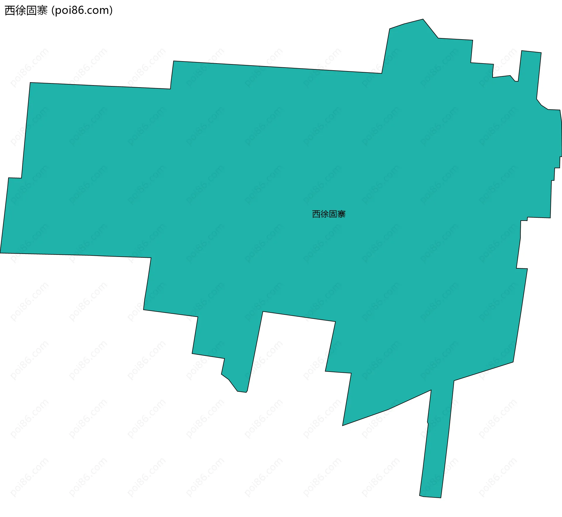 西徐固寨边界地图