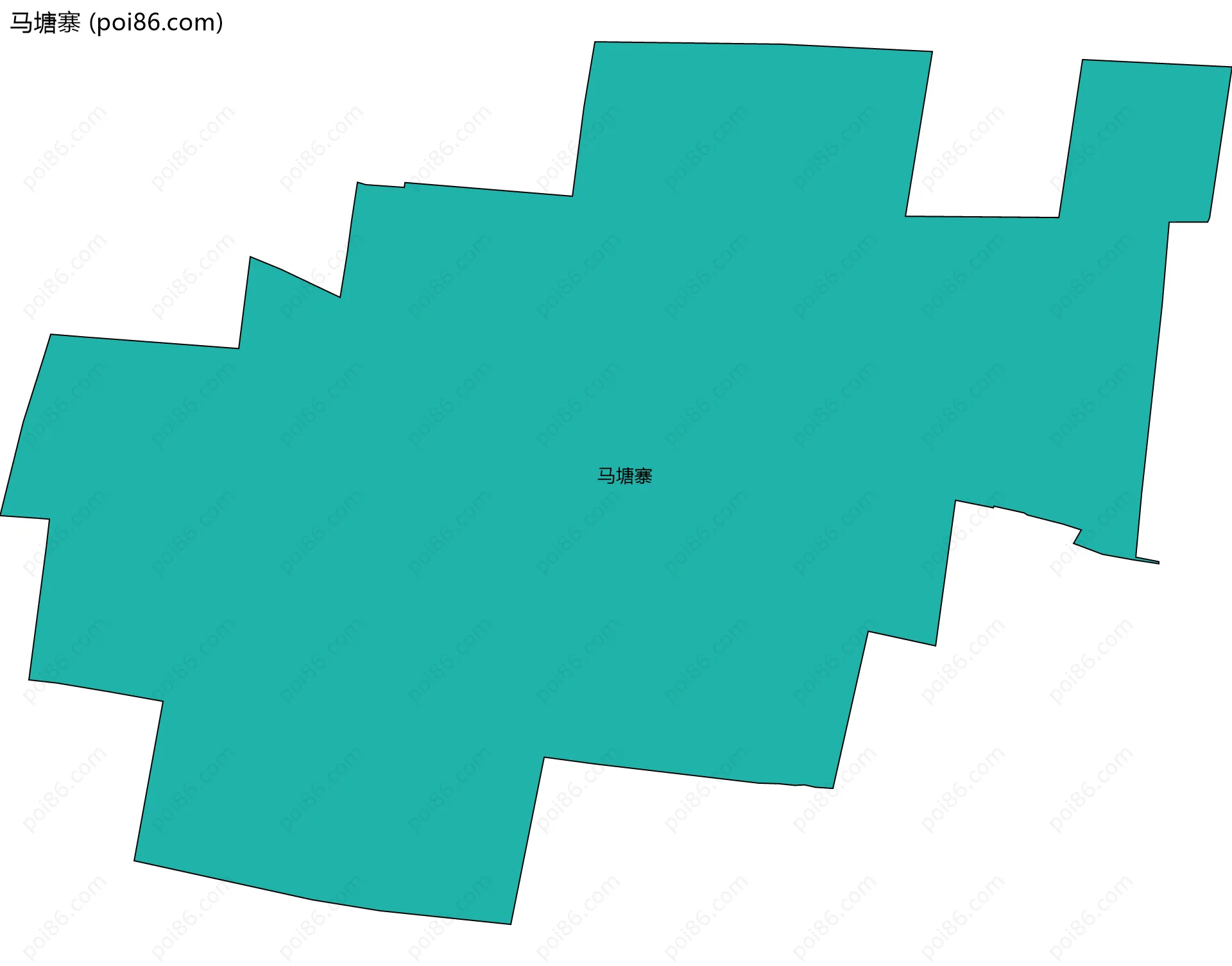 马塘寨边界地图