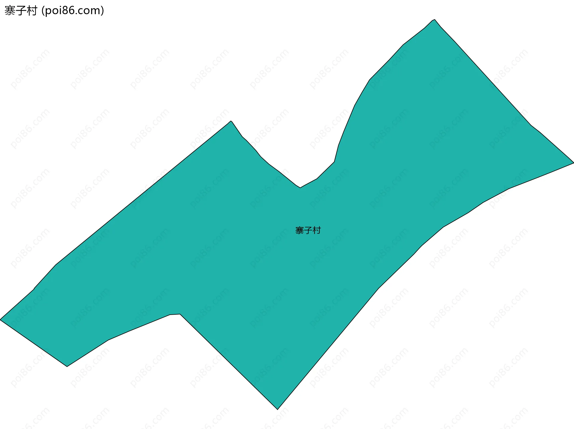 寨子村边界地图